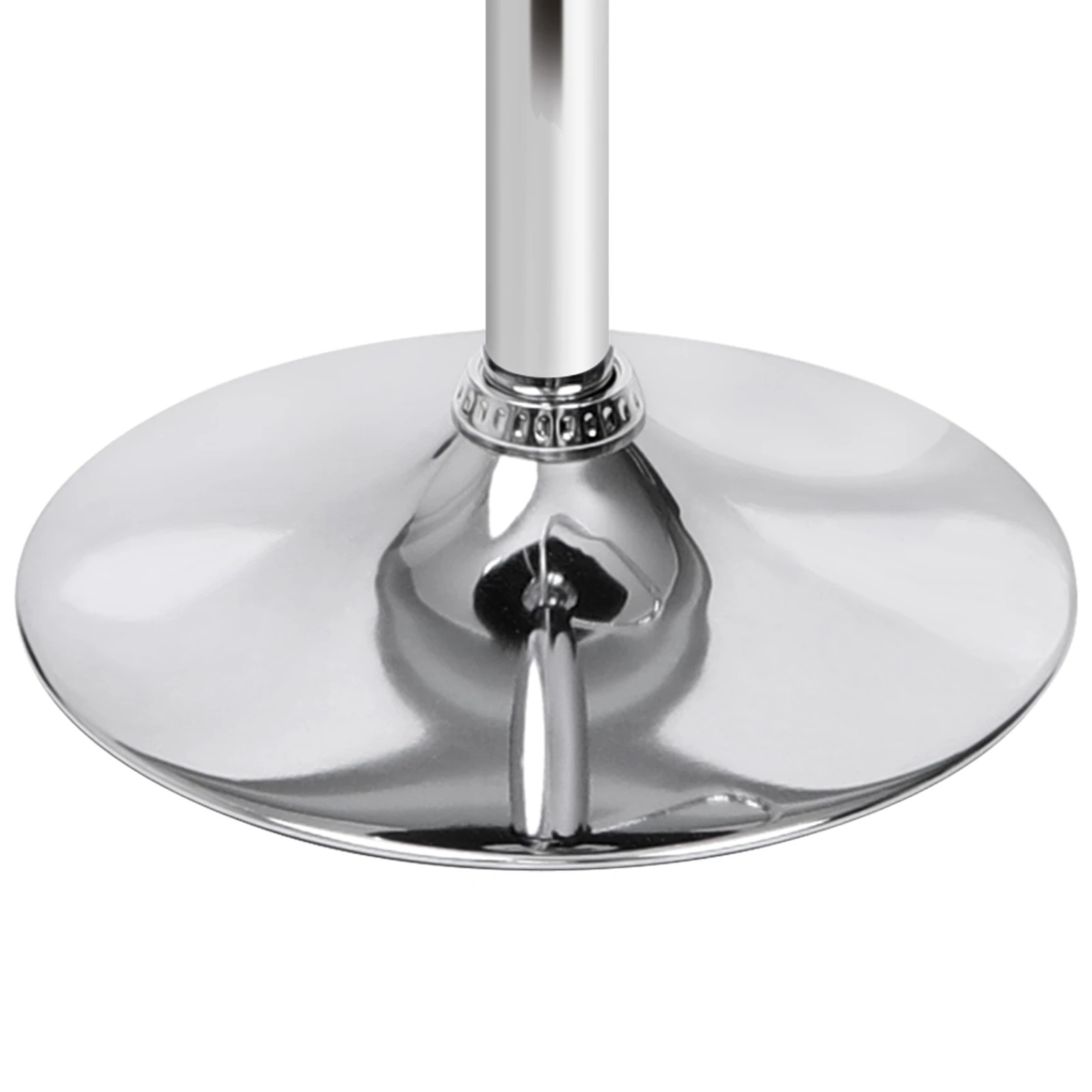 7 Alfordson 4x Bar Stools Gas Lift Leather Bar Chairs Kitchen Swivel - Grey, 7 of 10