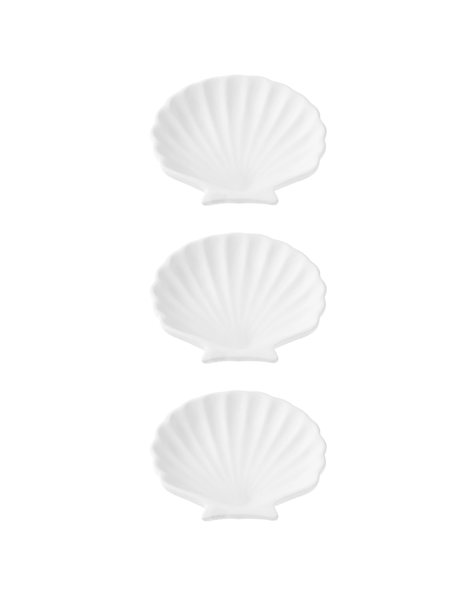 1 3 Pack Ceramic Blank Trinket Trays, 1 of 3