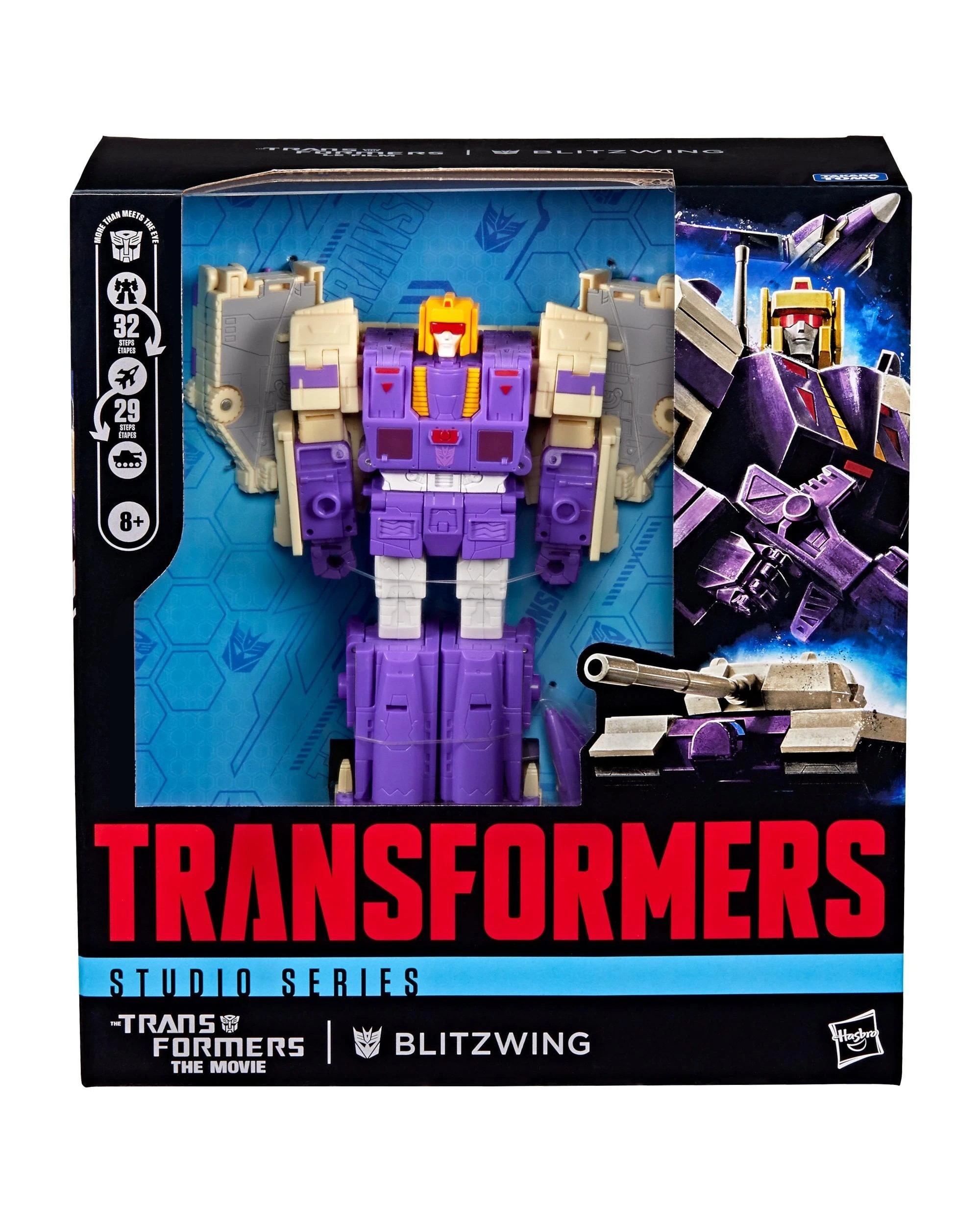 7 Transformers Studio Series Leader Class The Transformers: The Movie Blitzwing Action Figure, 7 of 8