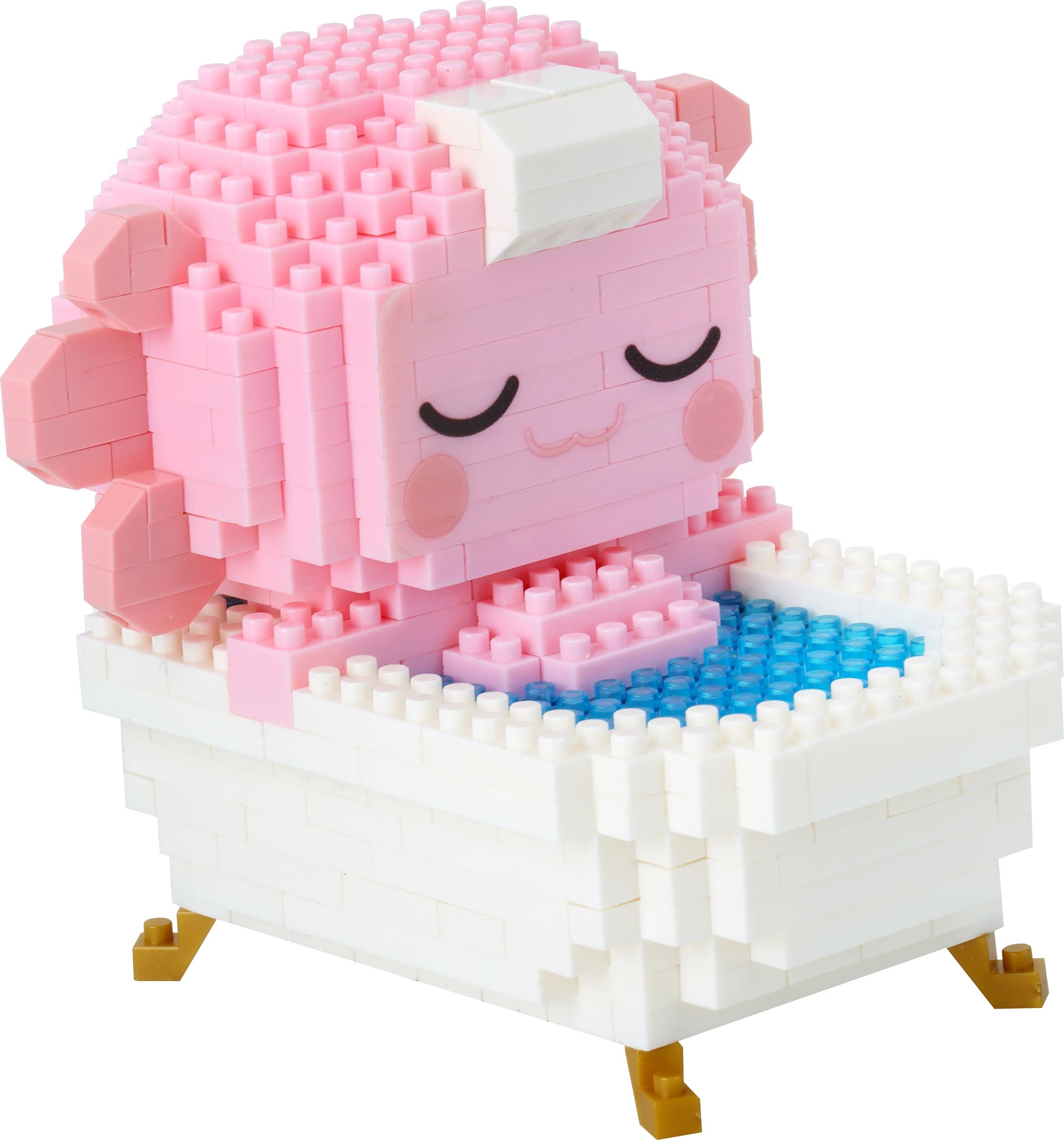 4 Mini Blocks Animal Series: Axolotl Friends - Assorted, 4 of 9