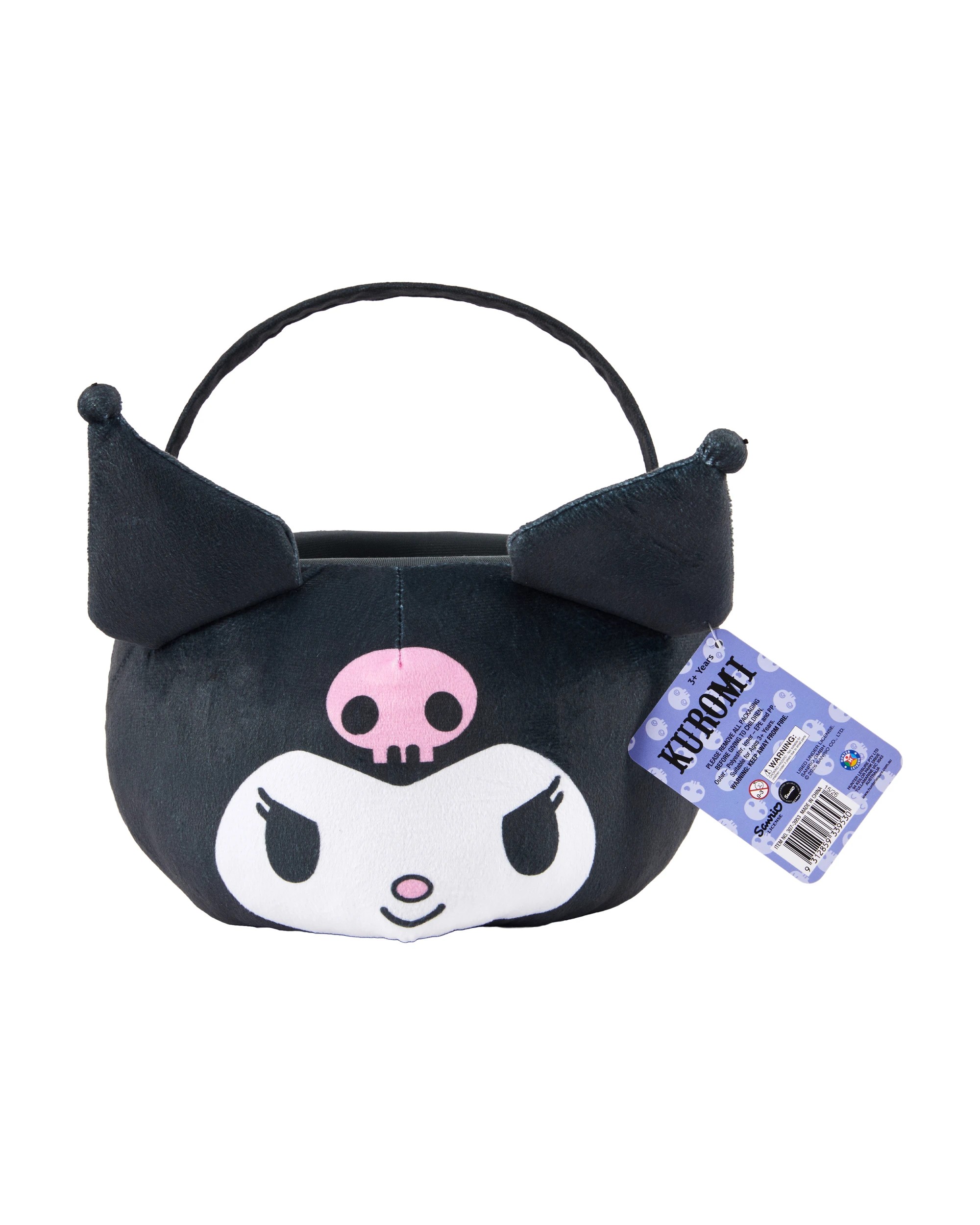 6 Sanrio Kuromi Plush Halloween Basket, 6 of 6