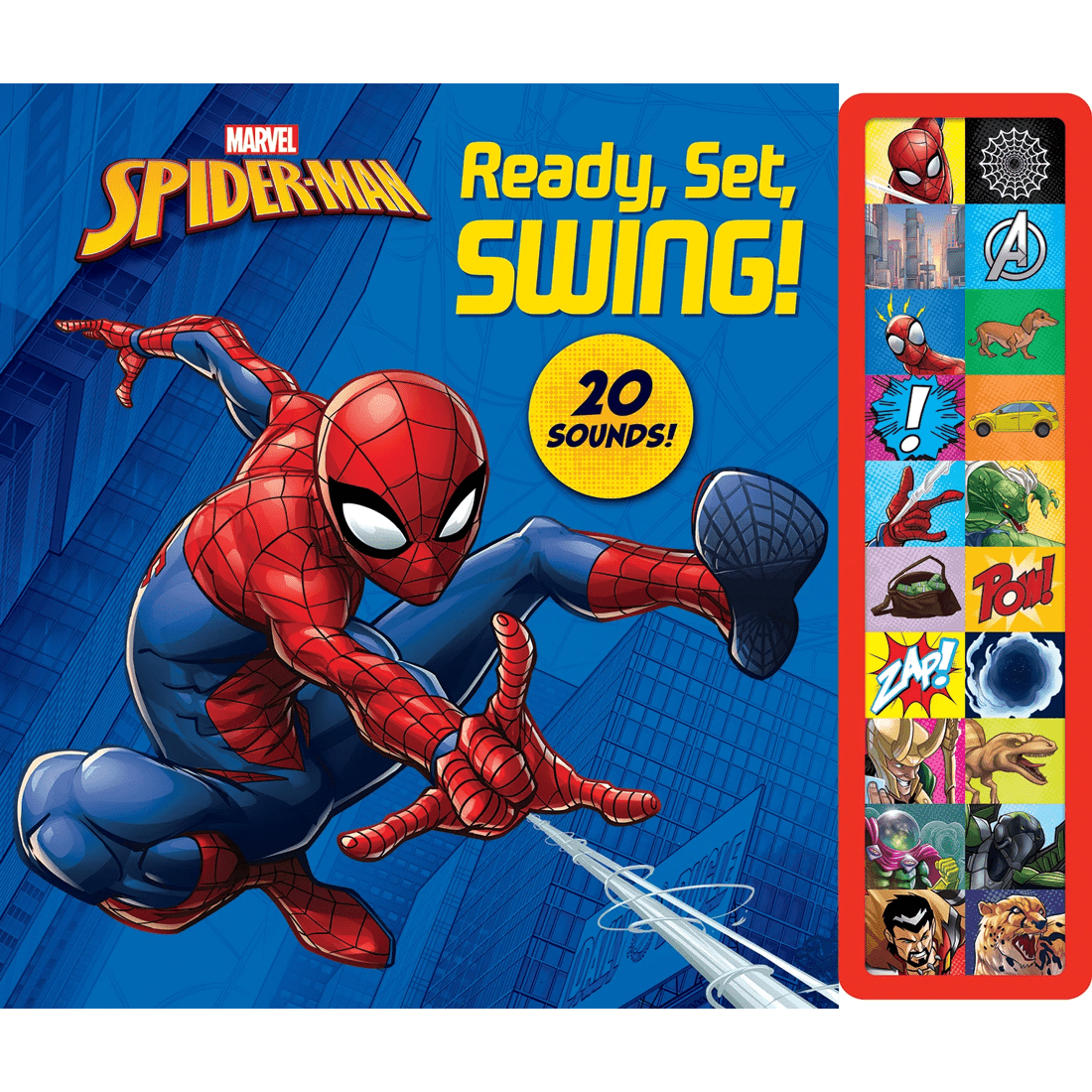 1 Marvel Spider-Man Ready, Set, Swing! - Sound Book, 1 of 7