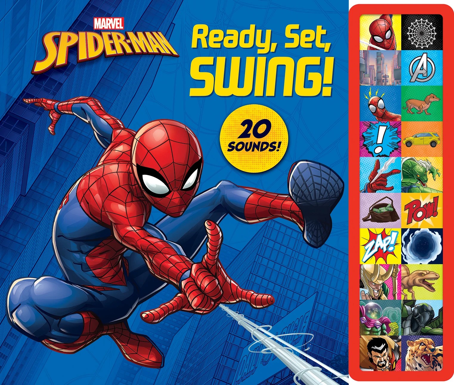 1 Marvel Spider-Man Ready, Set, Swing! - Sound Book, 1 of 7