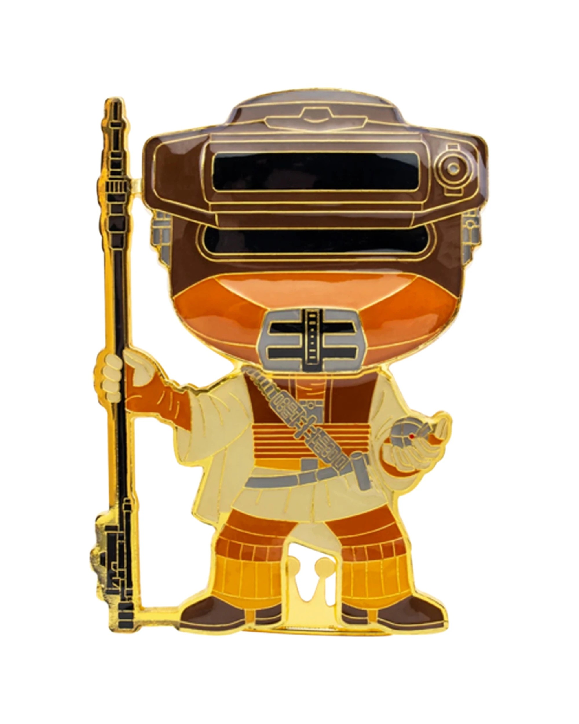 1 Pop Pin Star Wars Boushh Leia 10cm Enamel Pin Window Display Box 12 Plus - Multi, 1 of 3