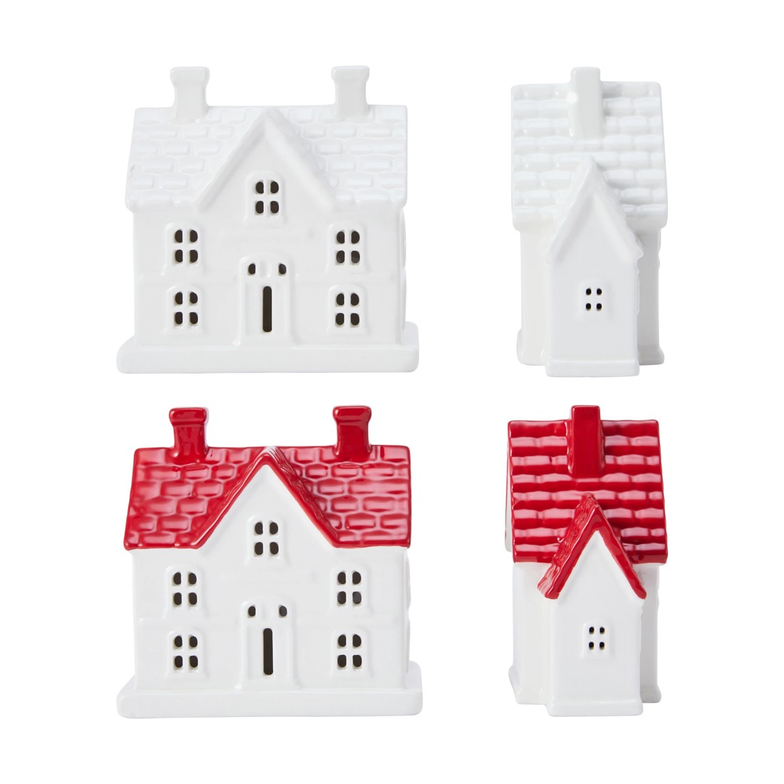2 2 Pack Small Ceramic Houses - Assorted, 2 of 4