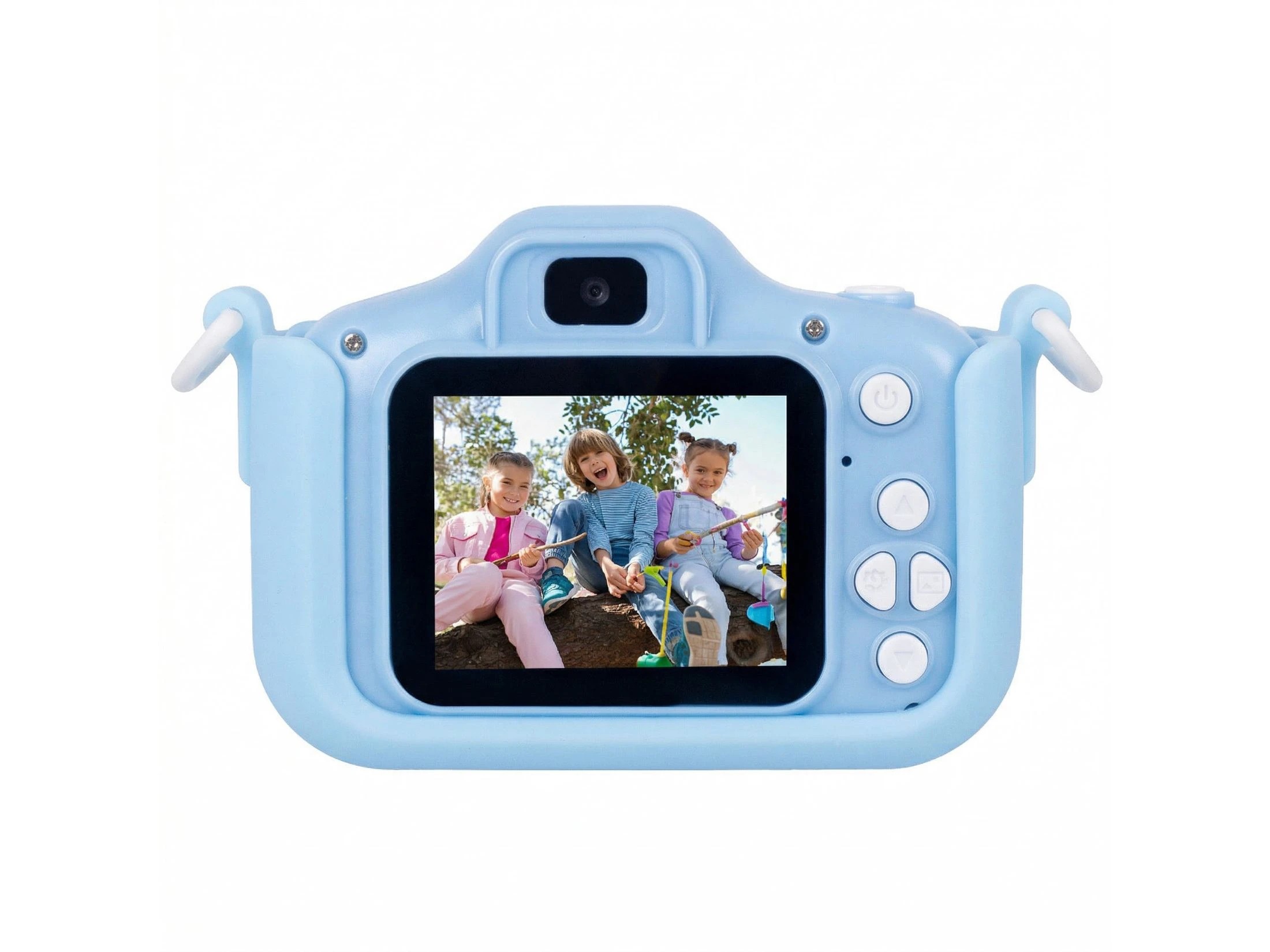 2 Lenoxx Kids Digital Dual Lens Camera, 4x Zoom and HD Video Recording, Blue, 2 of 3