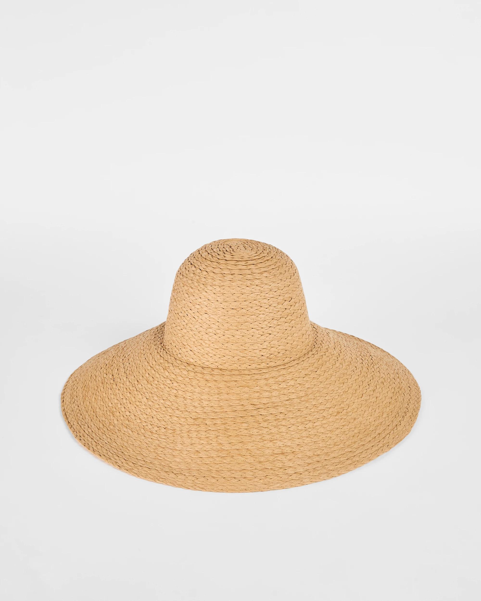 1 Target Paper Straw Wide Brim Hat NATURAL, 1 of 2