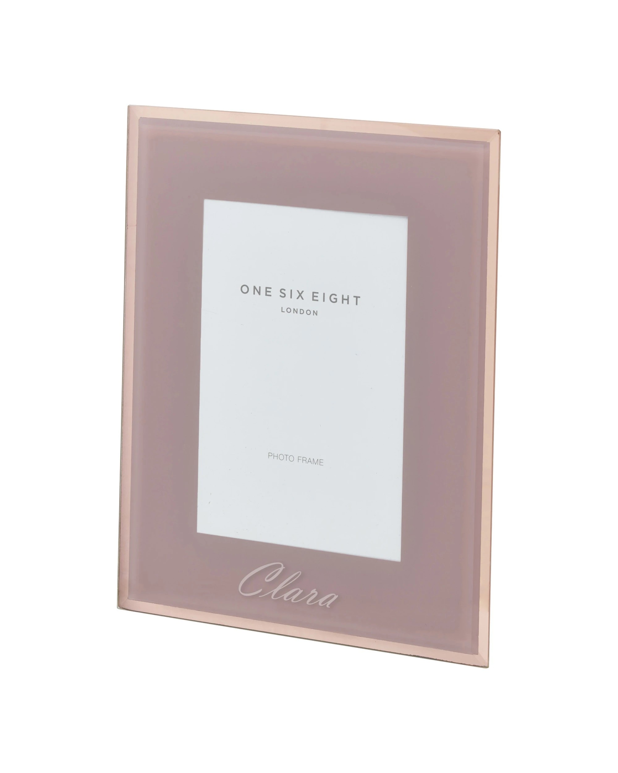 2 One Six Eight London Clara Glass Photo Frame - 6 x 4 - Dusty Rose - Pink, 2 of 2