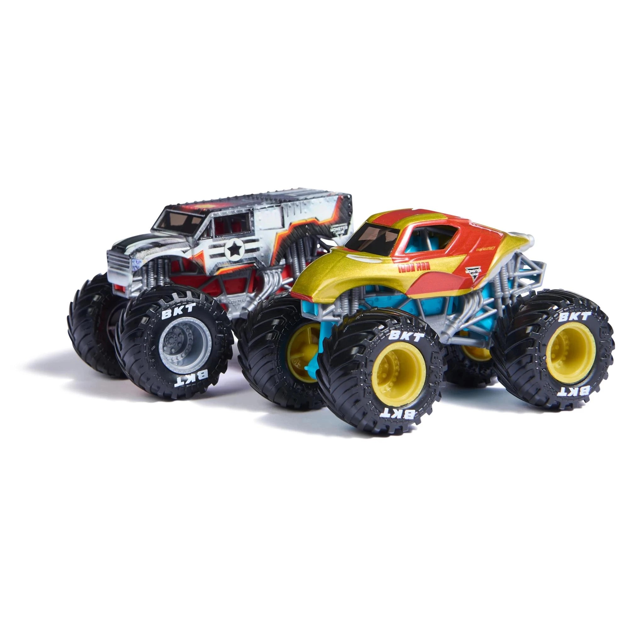 4 Monster Jam Marvel 1:64 Trucks 2 Pack - Assorted* - Multi, 4 of 7