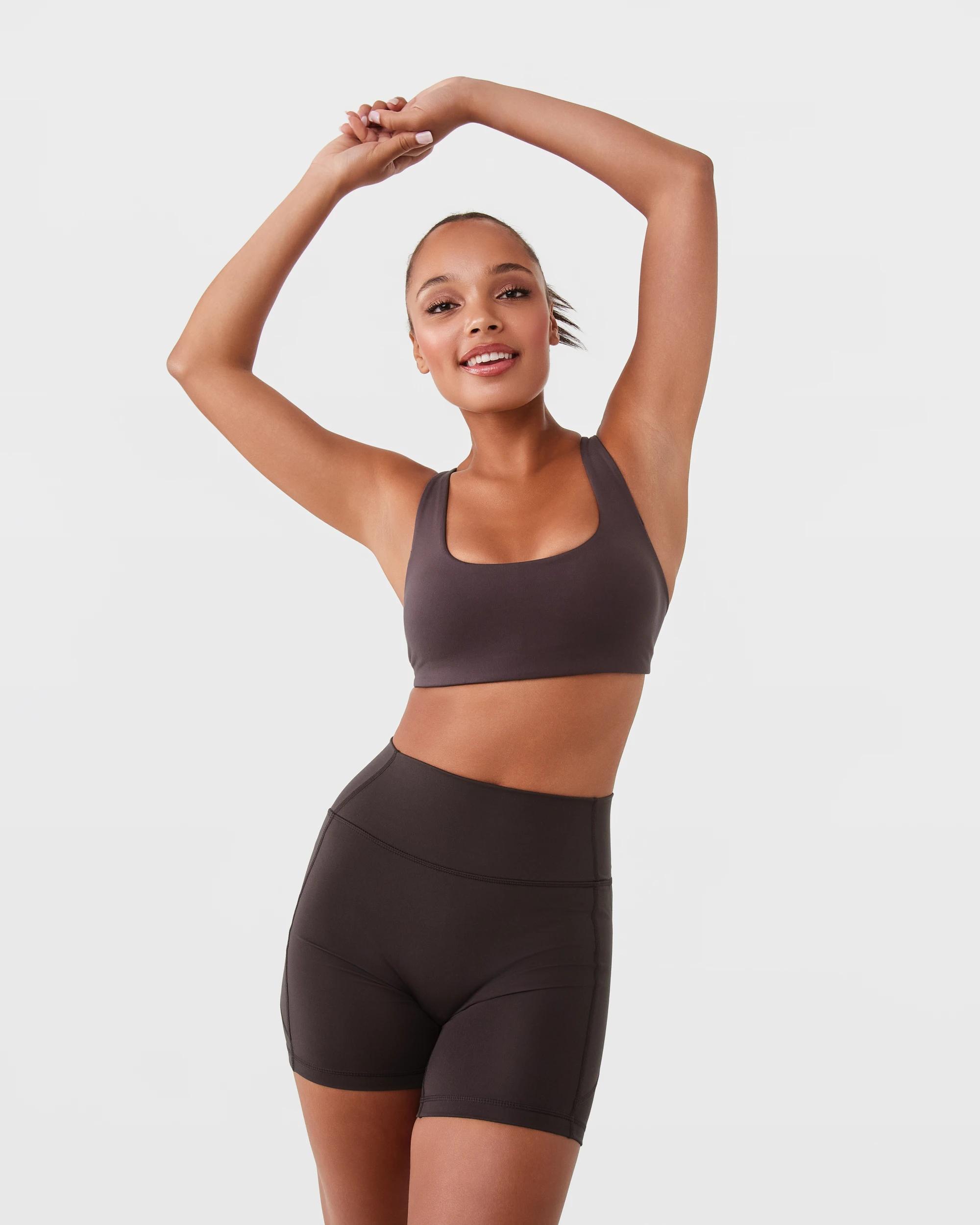 7 Active Womens Ultrasoft Shorts Espresso, 7 of 7