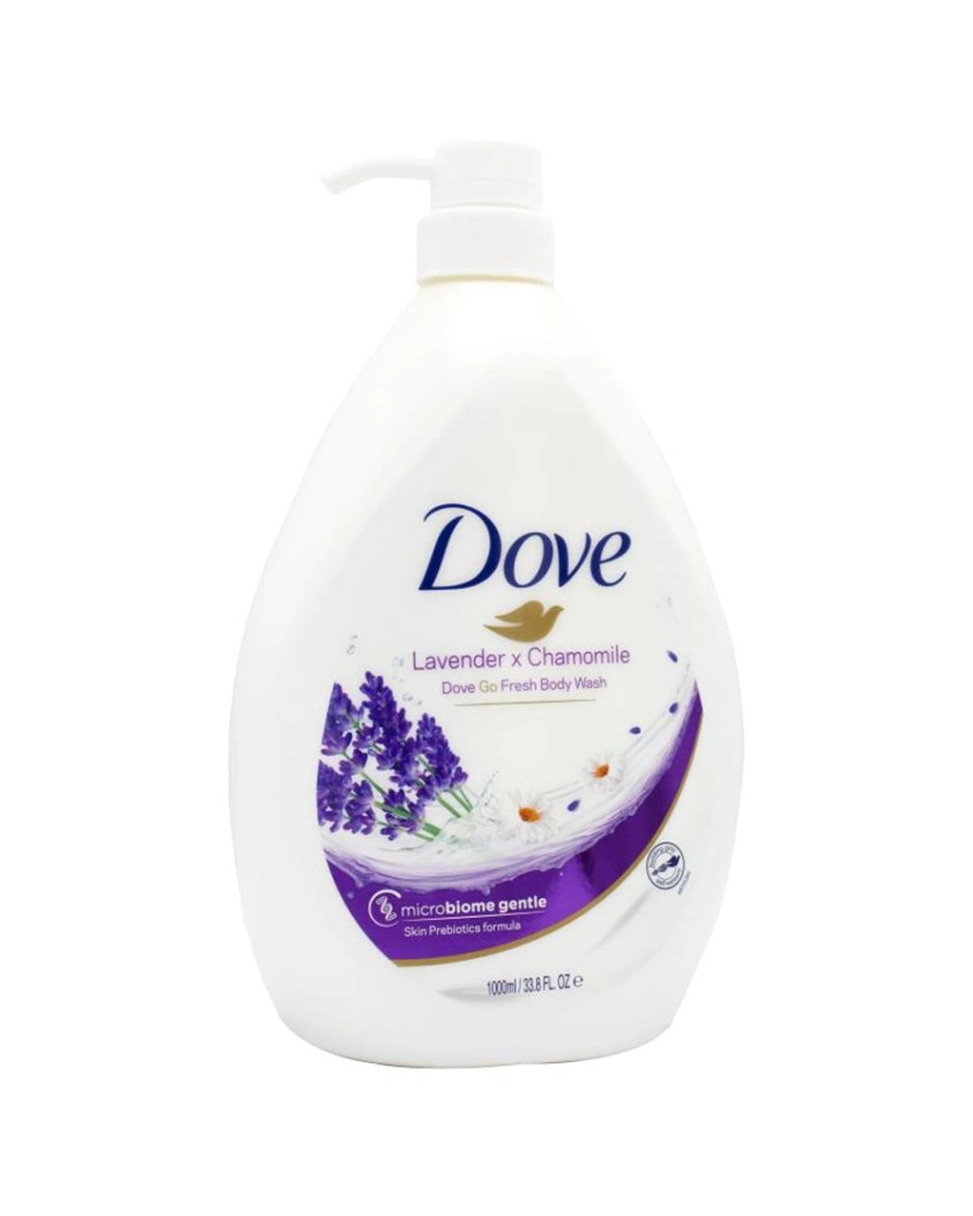 3 Dove 3PK Body Wash Chamomile Microbiome Gentle 1000mL - White, 3 of 4