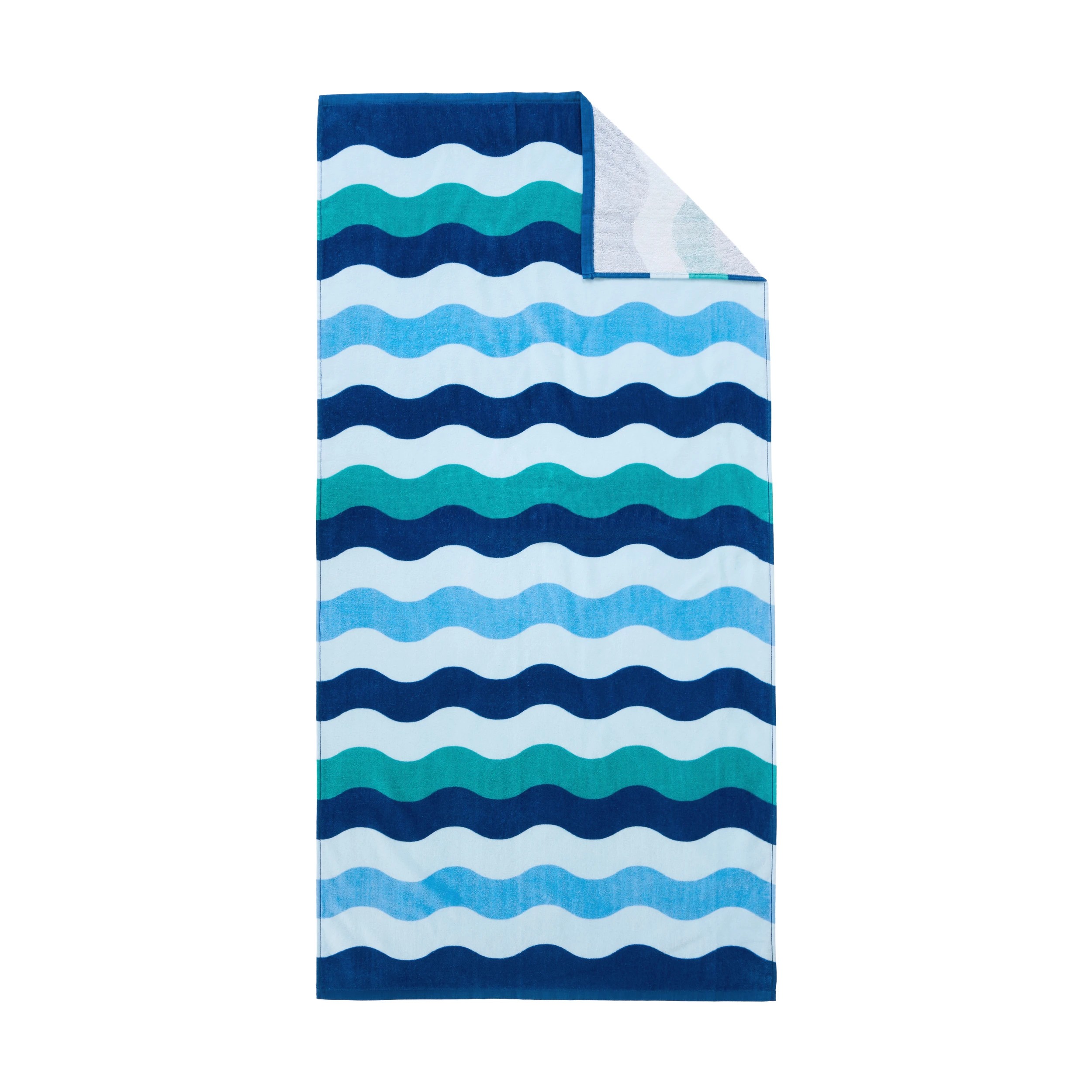 4 Australian Cotton Beach Towel - Wave, 4 of 6