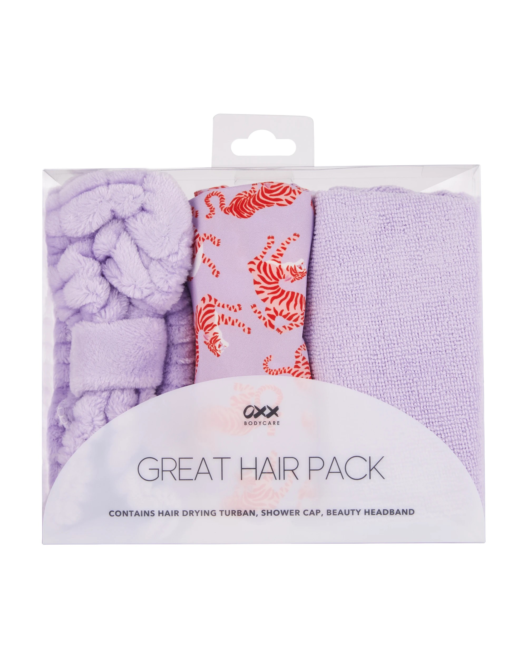 1 OXX Bodycare Great Hair Pack - Lilac, 1 of 7