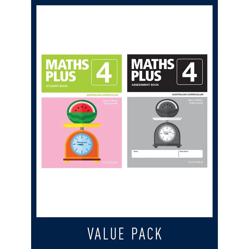 1 Maths Plus Australian Curriculum Value Pack Year 4, 1 of 5