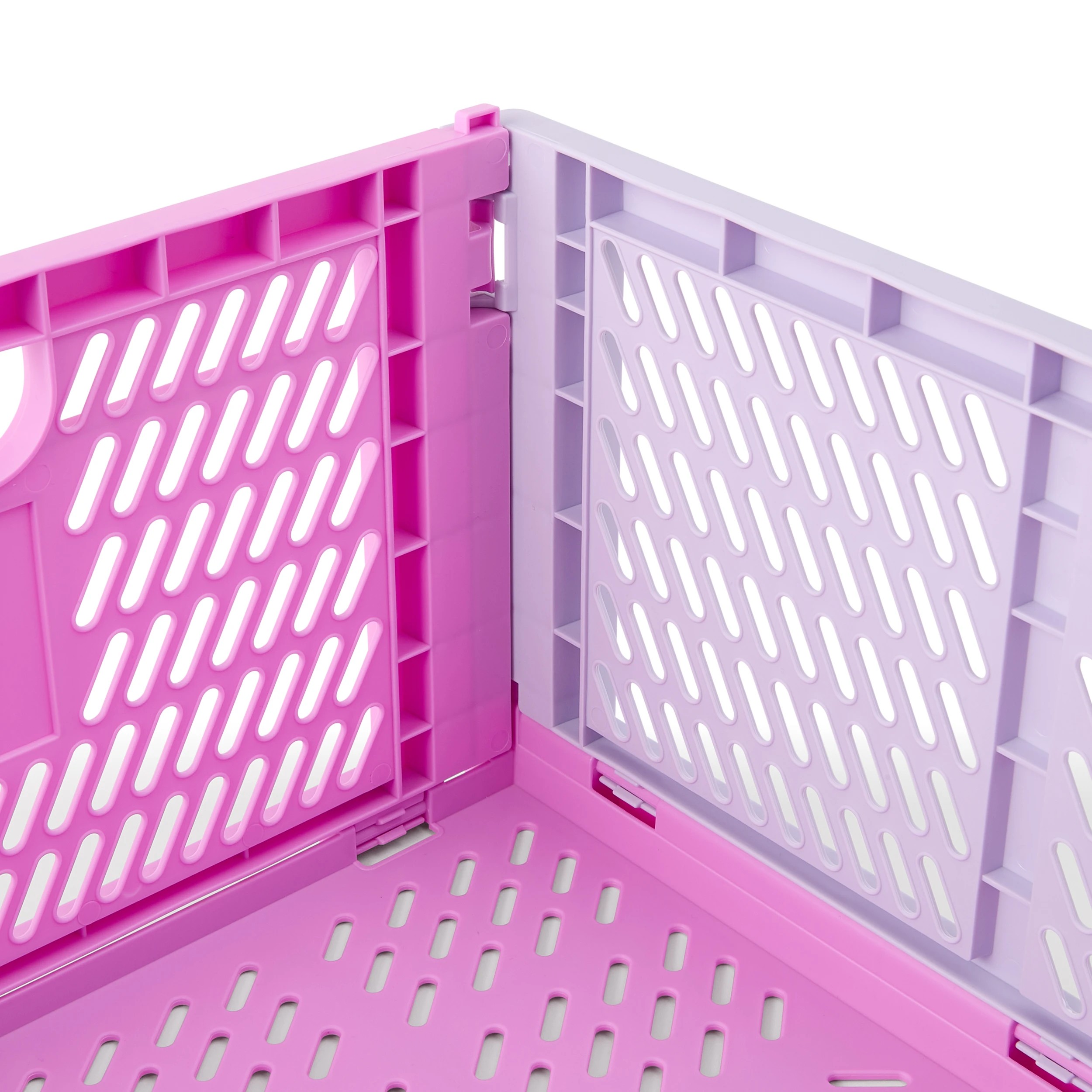 6 30L Collapsible Crate - Large, Pink, 6 of 8