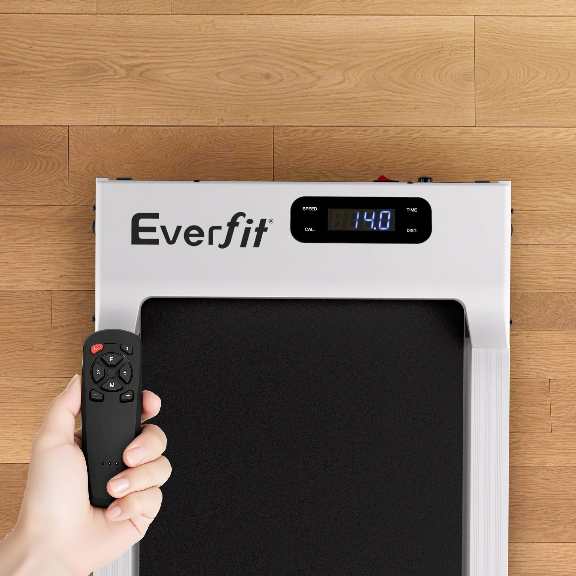7 Everfit 3 in 1 Walking Pad Treadmill 12% Incline Under Desk Treadmills for Home With 38cmBelt - White, 7 of 9