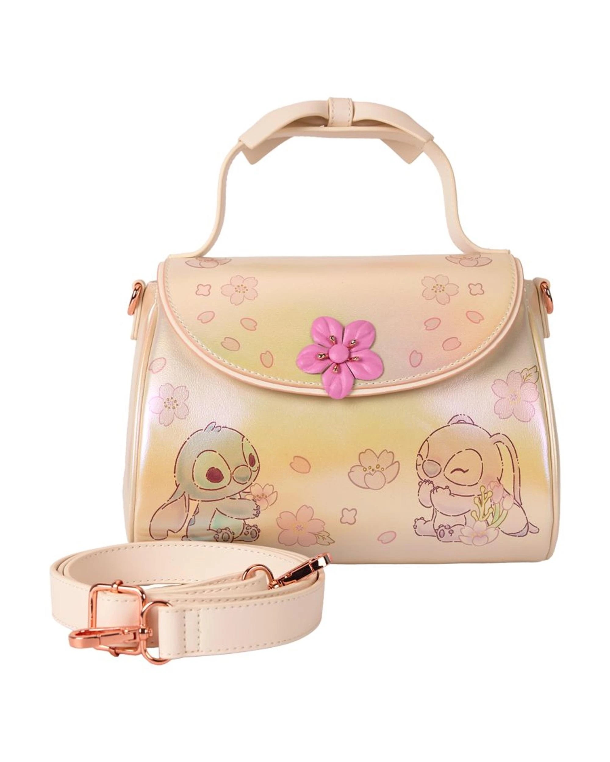 5 Loungefly Disney Cute Stitch Bow Handle Crossbody Bag - Multi, 5 of 7