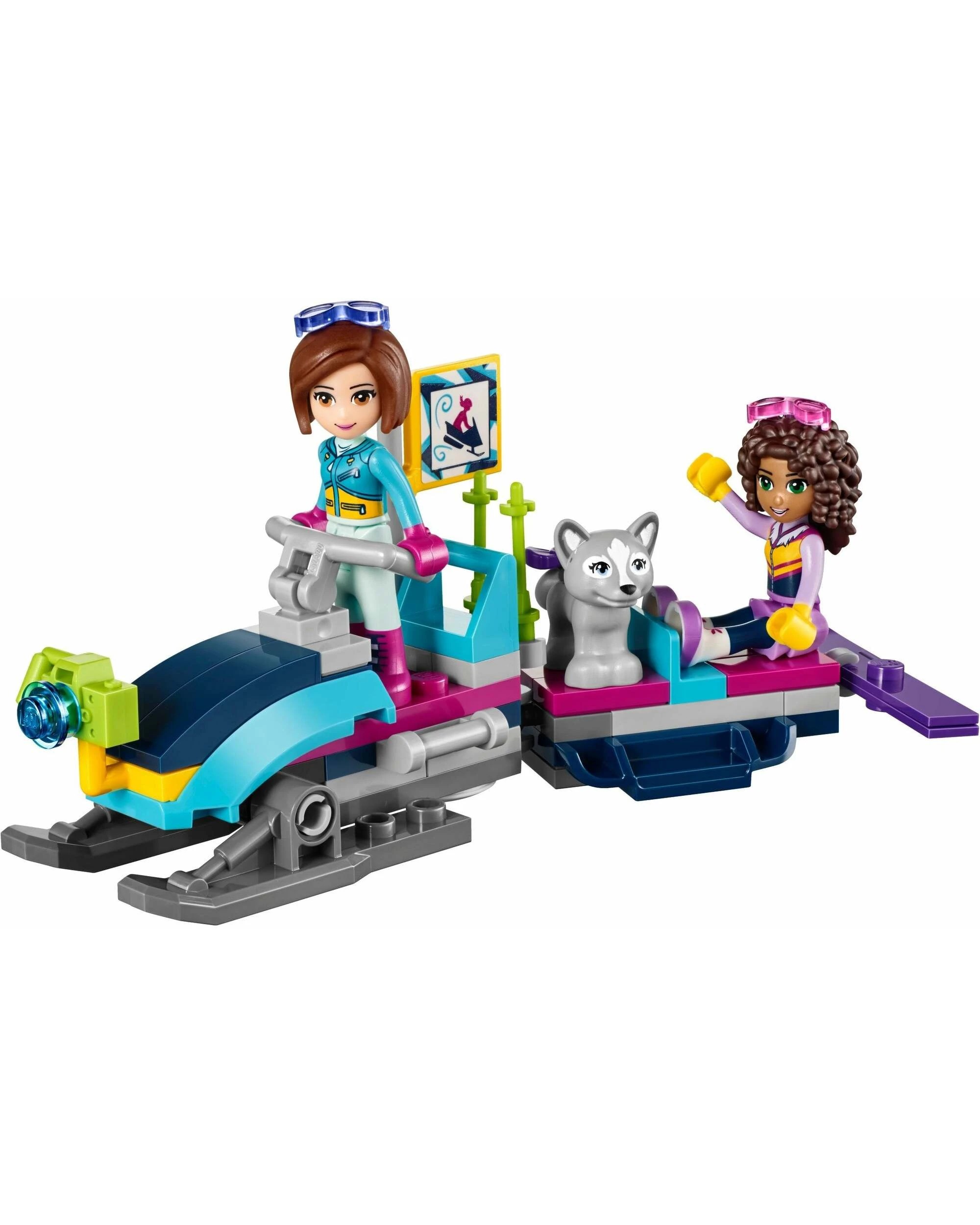 2 LEGO 41323 Snow Resort Chalet with Hot Tub & Snowmobile, 2 of 5