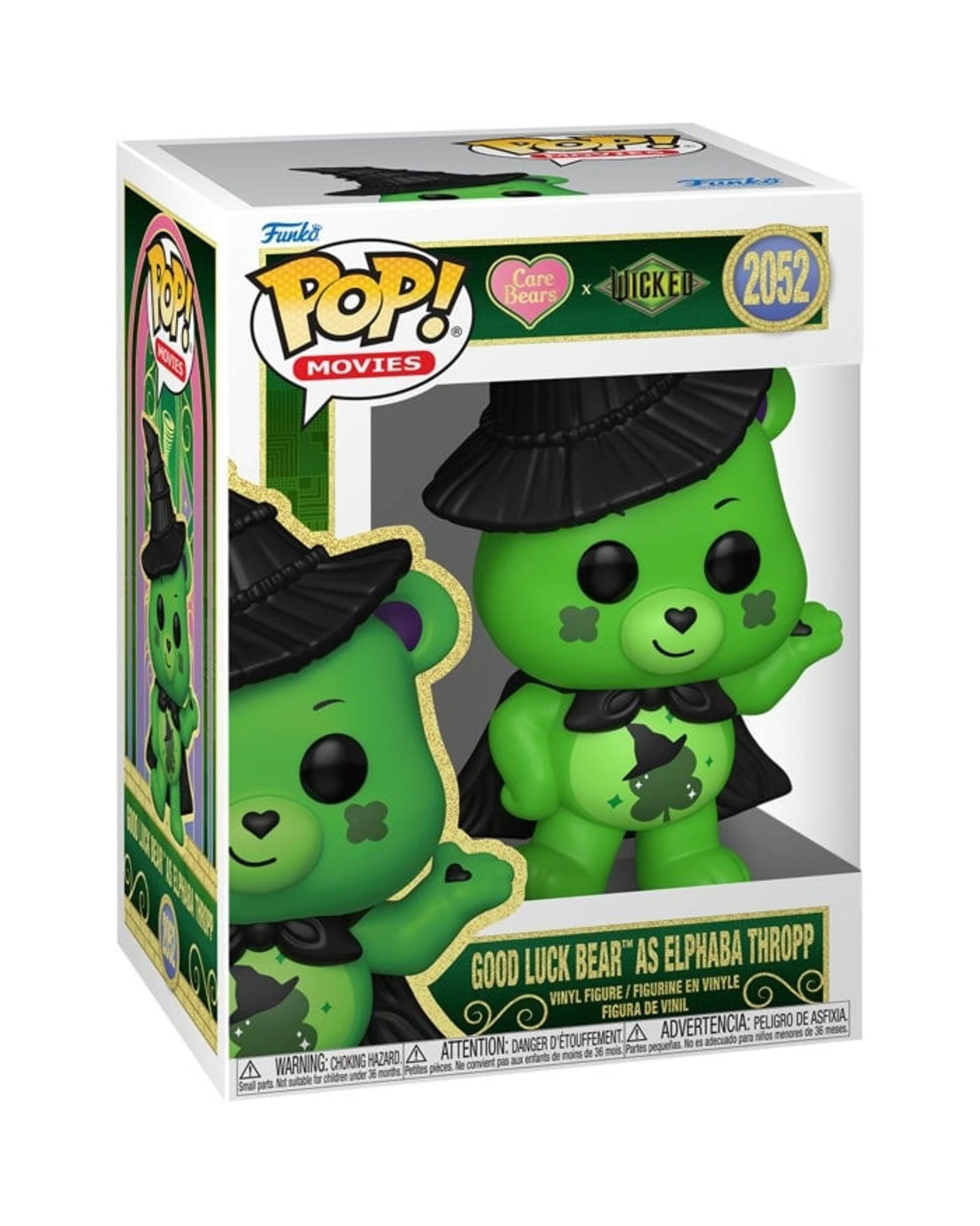 3 Wicked X Care Bears Good Luck Bear as Elphaba Thropp Funko POP! Vinyl, 3 of 3