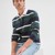 NAVY GREEN STRIPE