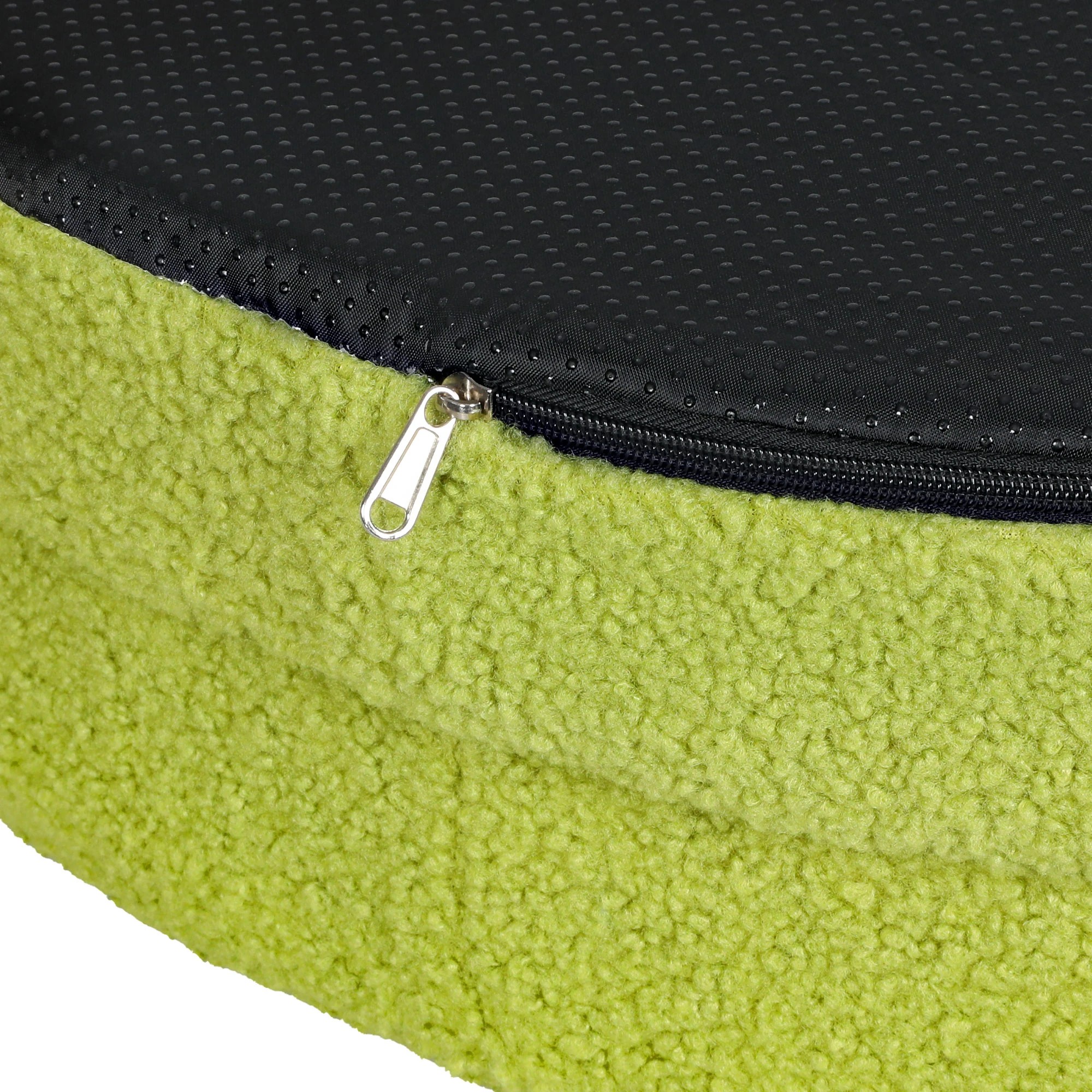 4 Pawz Washable Round Pet Bed L - Green, 4 of 9