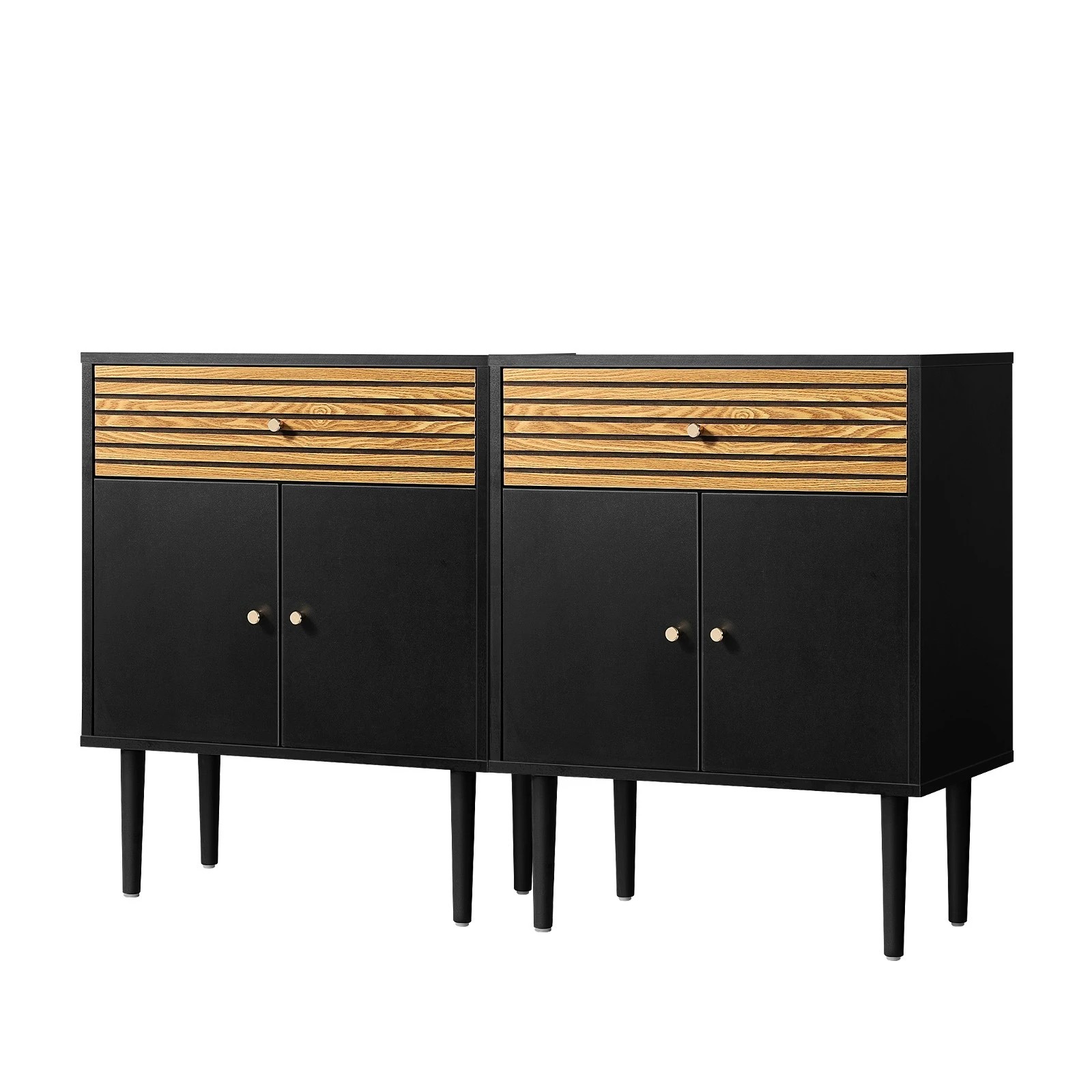 1 Oikiture 2x Sideboard Buffet - Multi, 1 of 9