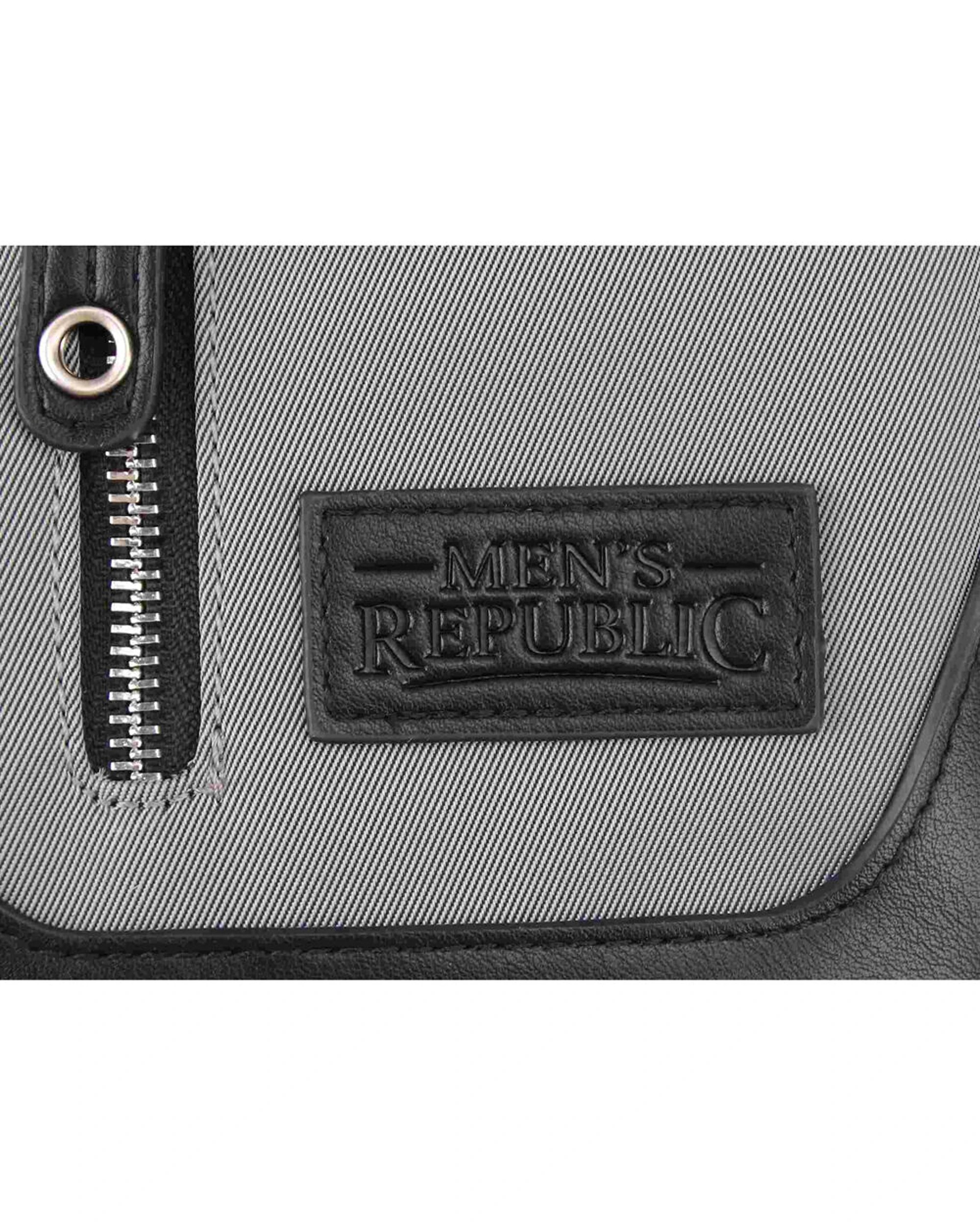 6 Mens Republic Nylon Single Strap Backpack Crossbody Bag Durable Design - Multi, 6 of 7