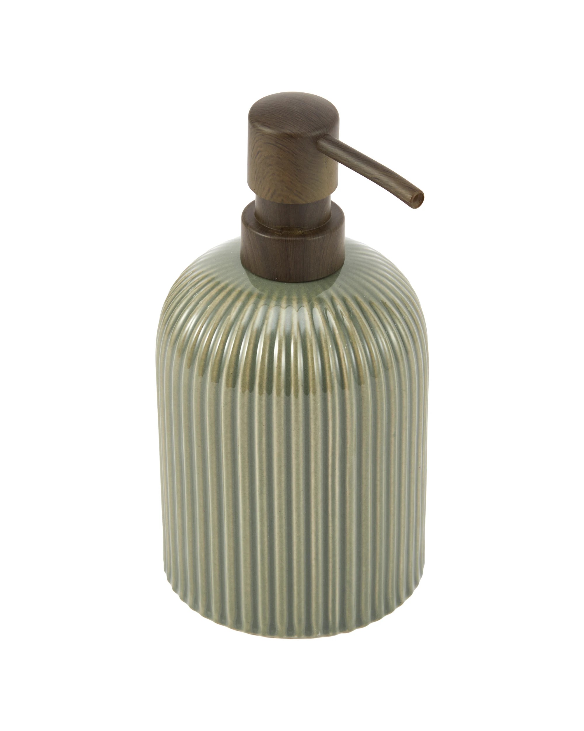 1 Green Glaze Soap Dispenser, 1 of 4