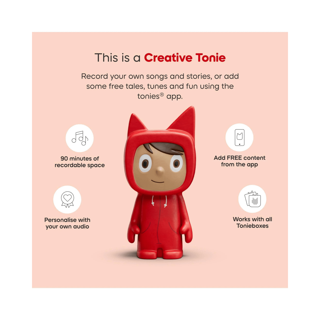 5 Tonies - Toniebox 2 Starter Set with Creative Tonie Rubie - Tropical Teal - Multi, 5 of 7