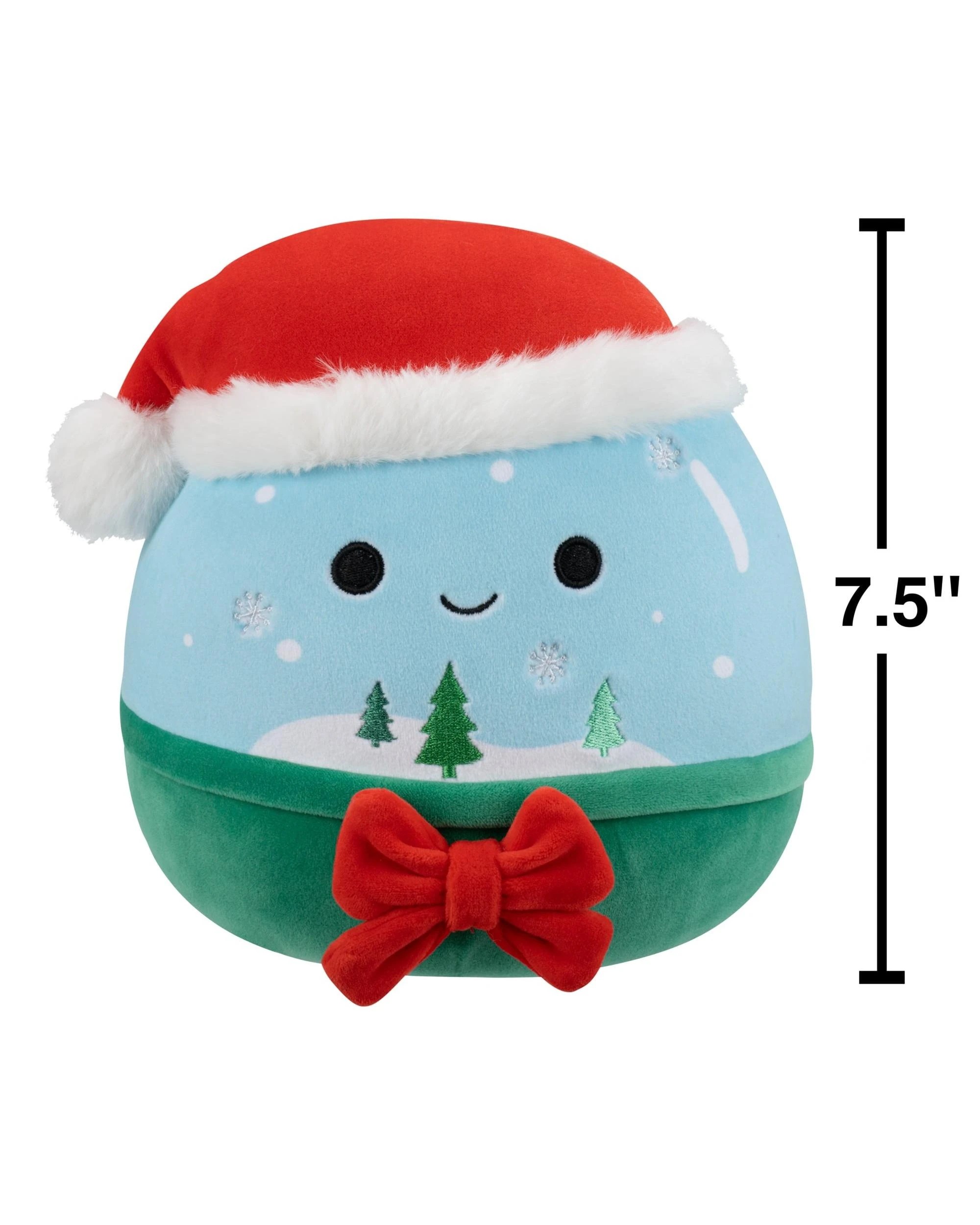 6 Squishmallows Christmas Ezekiel the Snow Globe 7.5 inch Plush, 6 of 6
