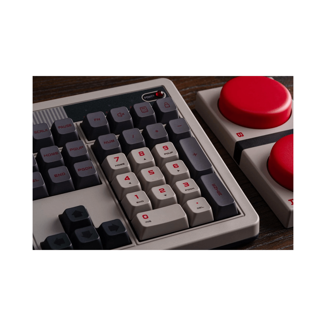 10 8BitDo Retro 108 Wireless Mechanical Keyboard - N Edition - Grey, 10 of 10