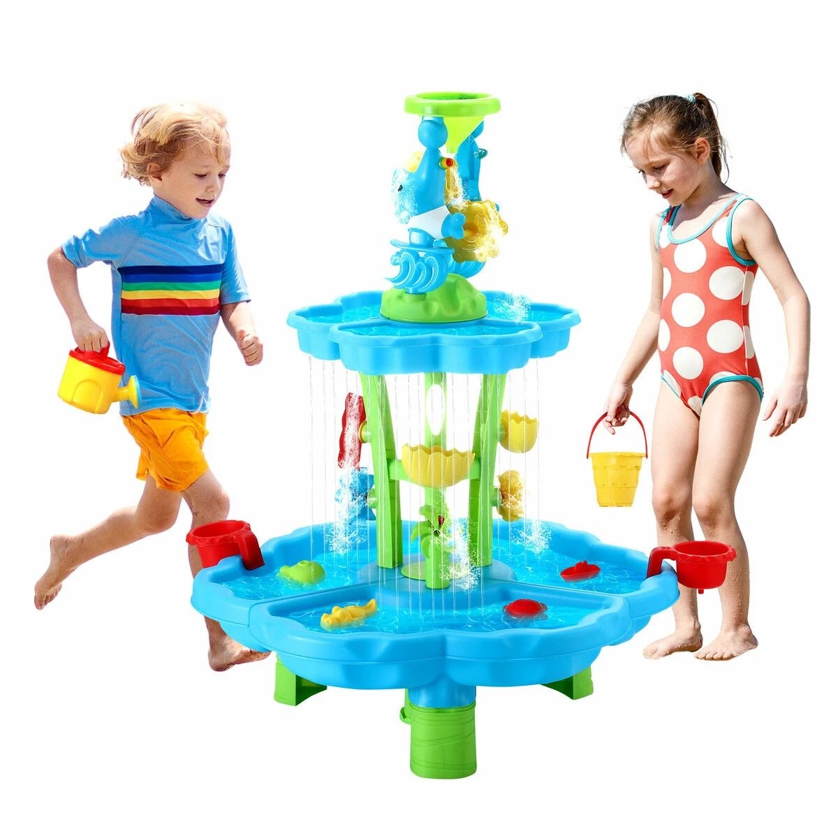 7 AUSWAY Water Table Waterfall Sand Pit Play Ground Playset, 7 of 7