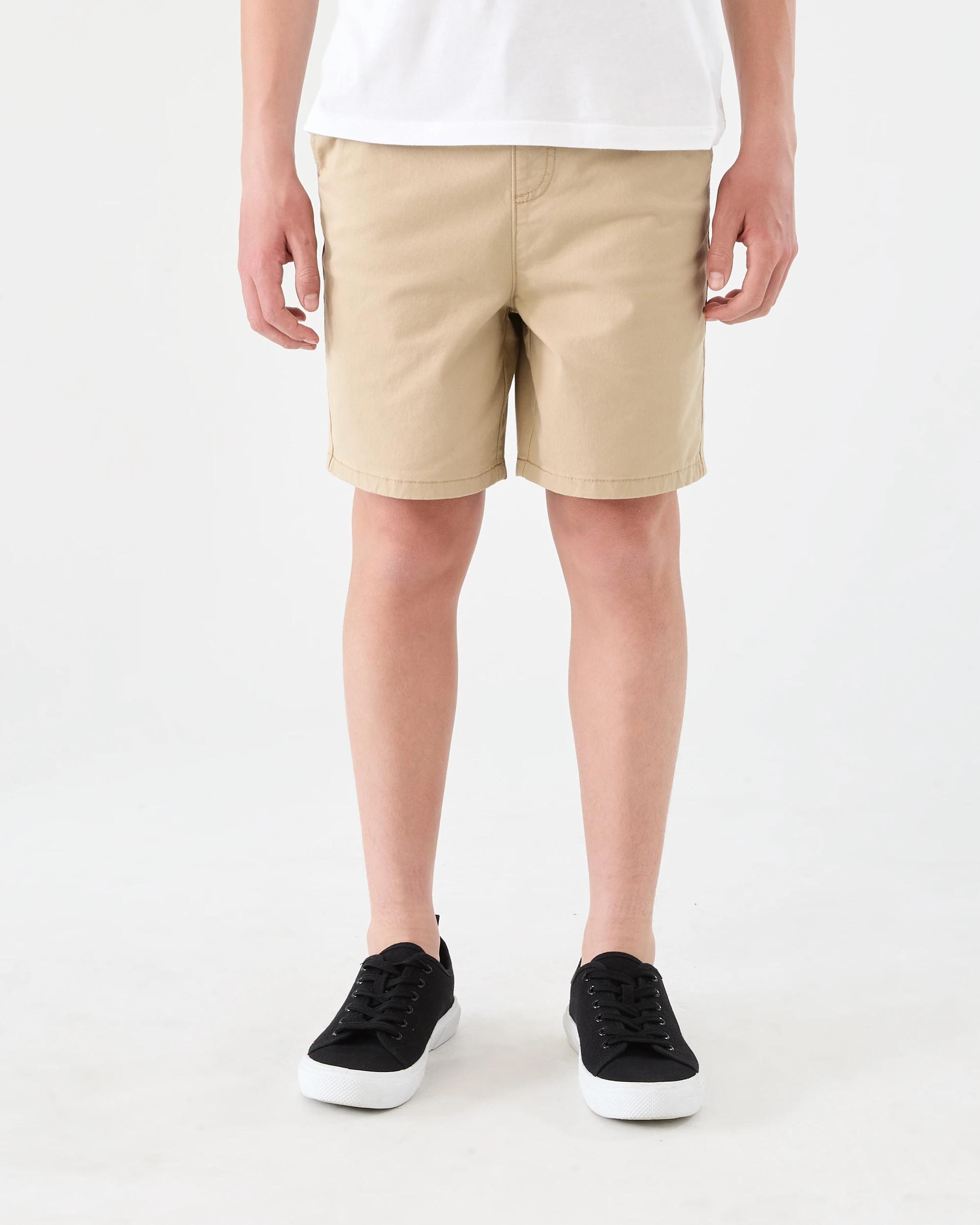 1 Washed Pull On Shorts Safari, 1 of 6