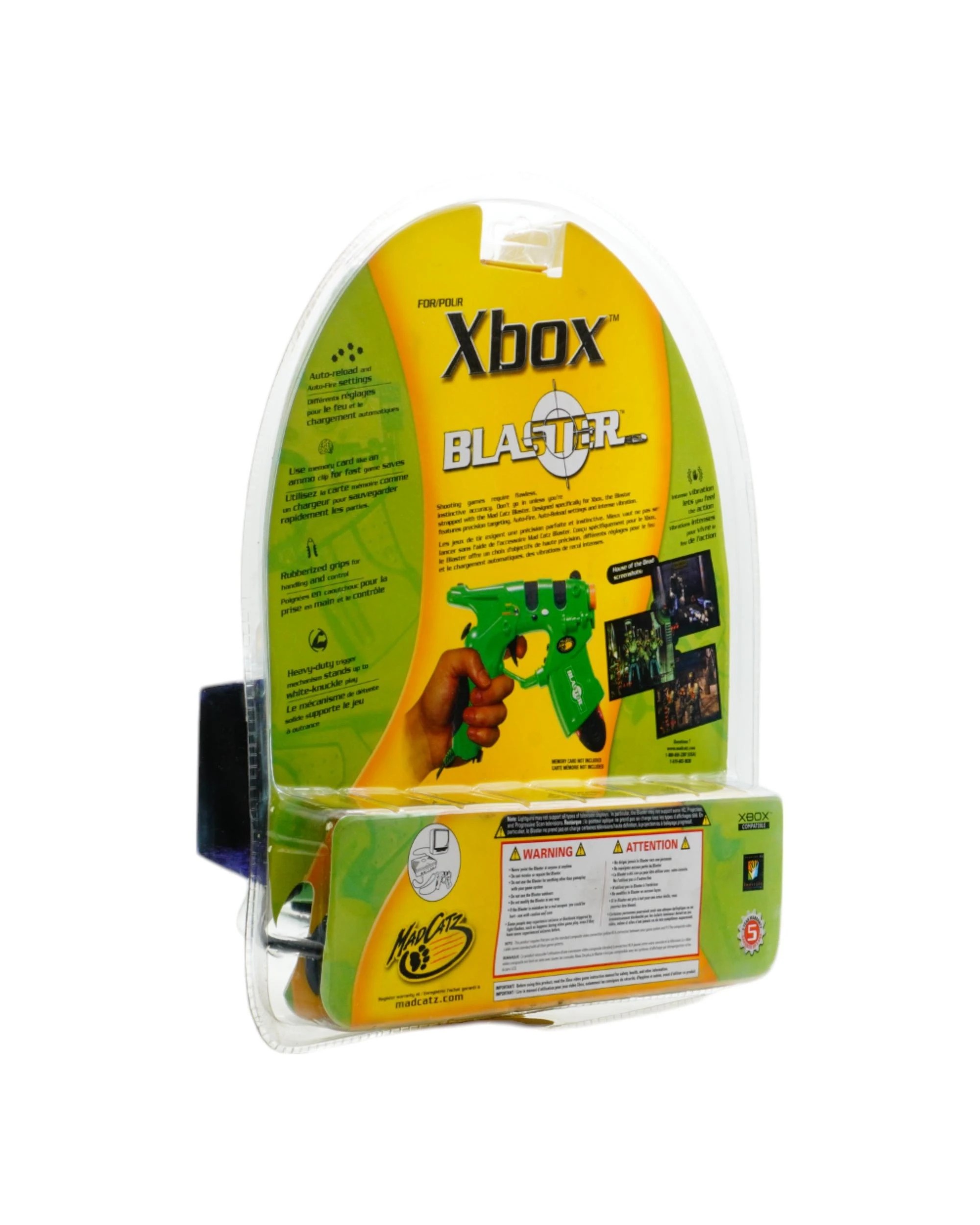 4 Mad Catz Light Blaster for Xbox Original - Green, 4 of 4