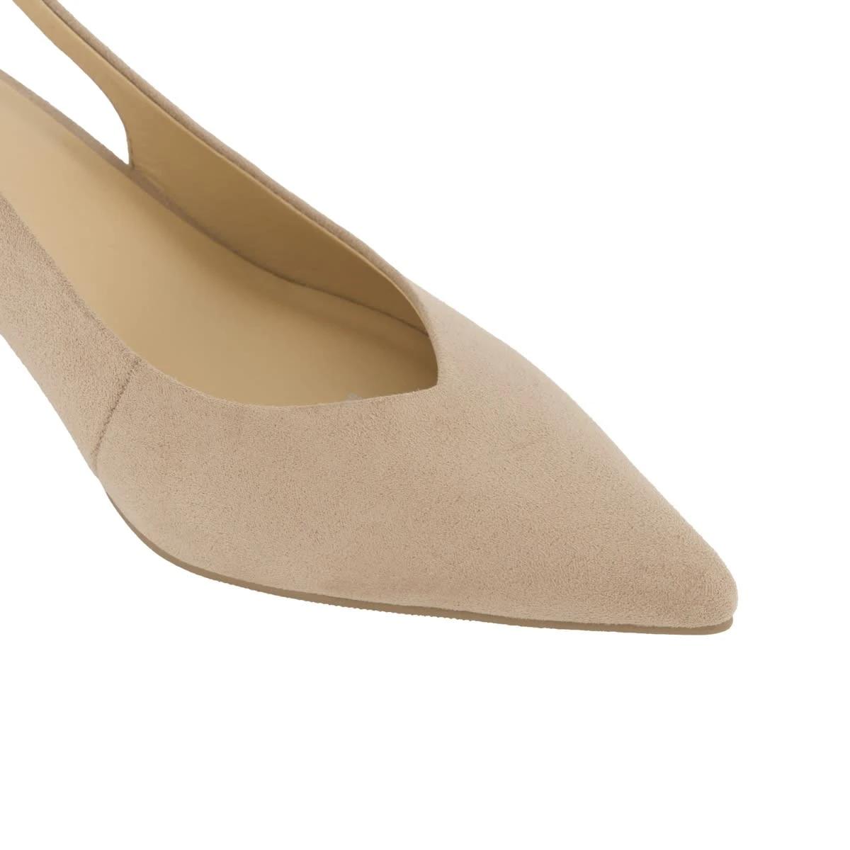 5 Slingback Block Heels Sand, 5 of 5