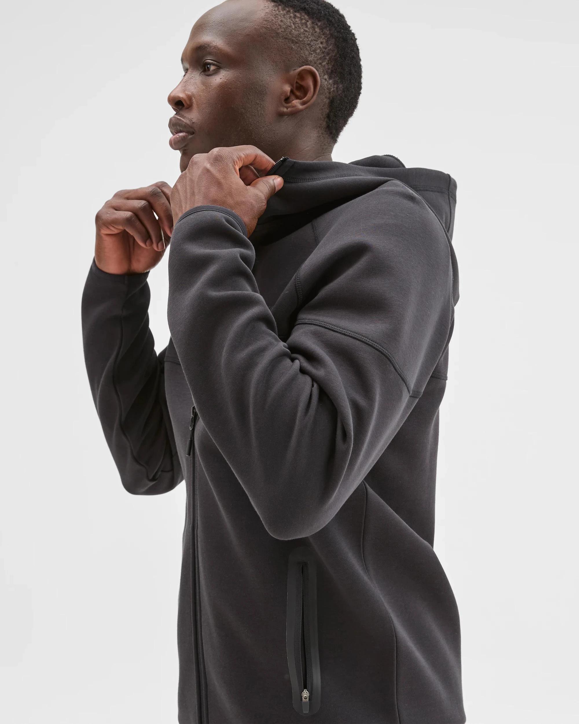 7 Target Active Active Australian Cotton Blend Tech Pullover Hoodie BLACK, 7 of 8