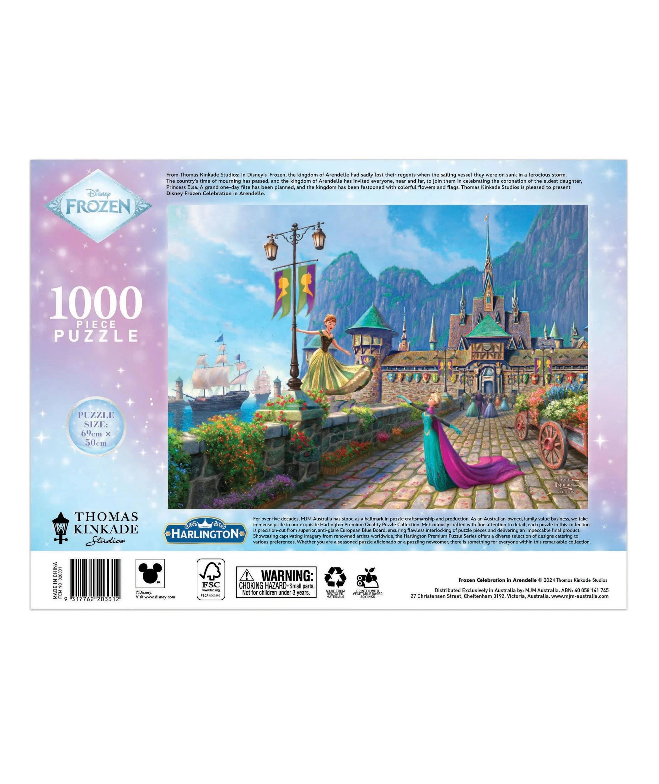 8 Harlington - Kinkade Disney Princess 1000 Piece Jigsaw Puzzle - Assorted* - Multi, 8 of 8
