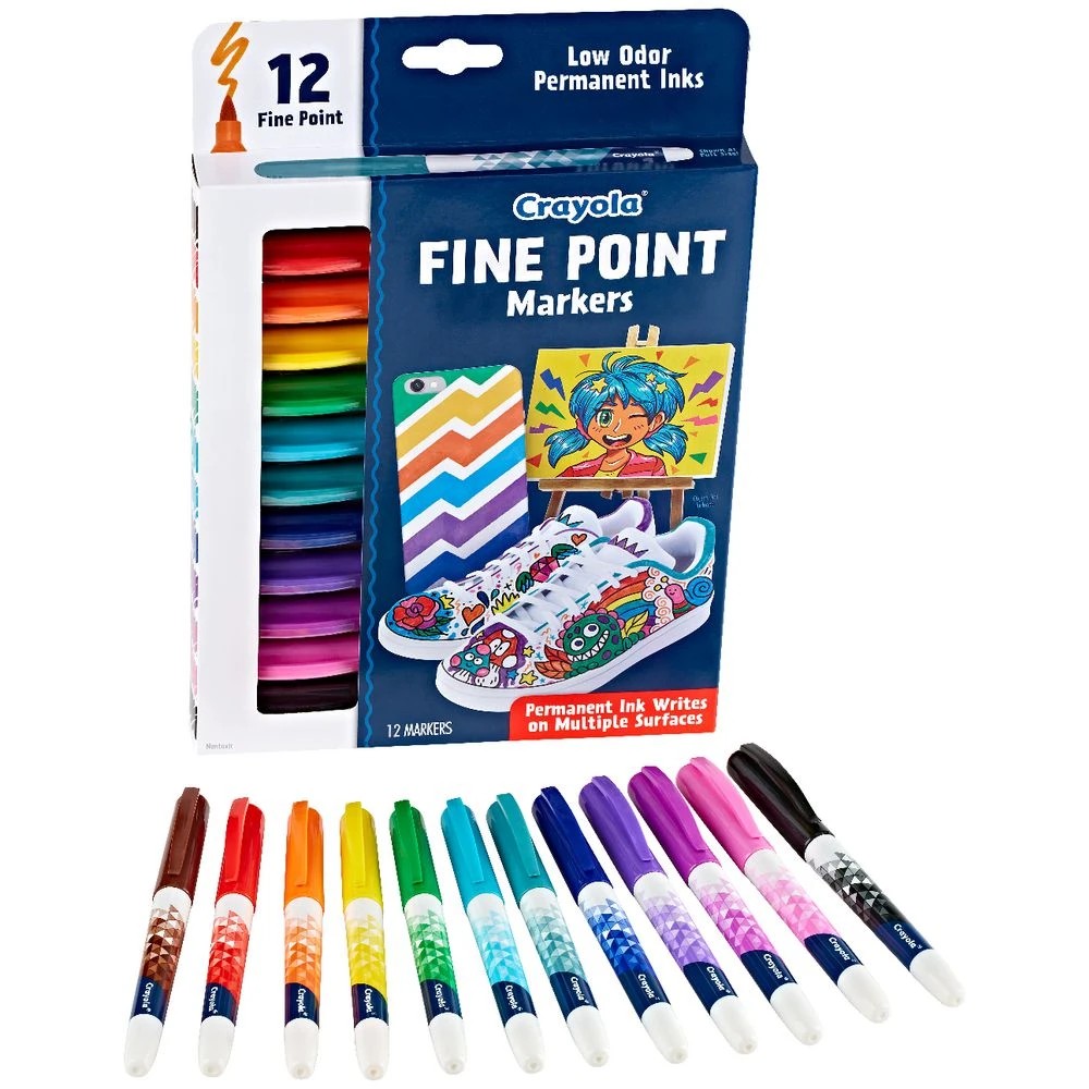 2 Crayola Fine Point Markers 12 Pack, 2 of 4