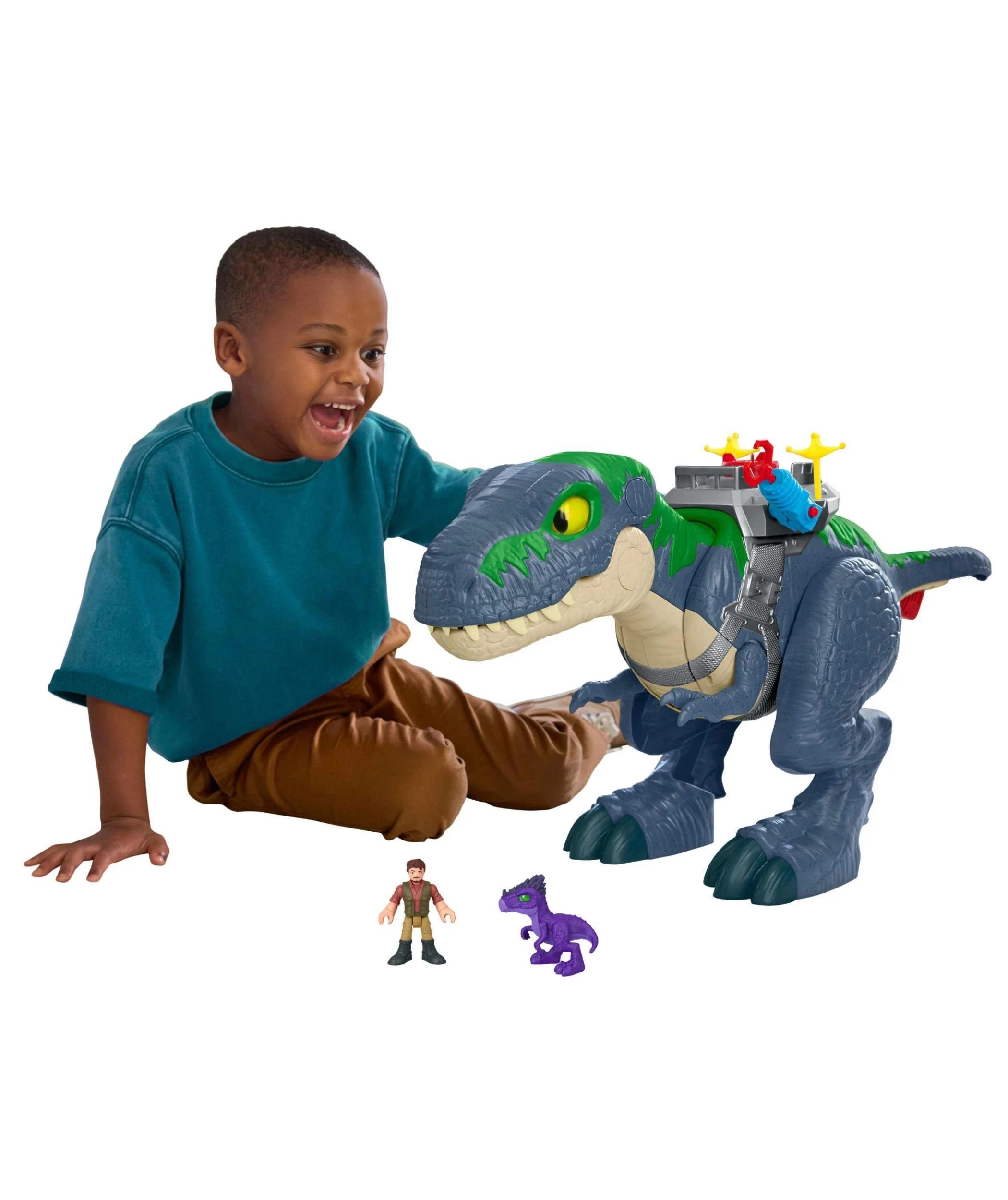 5 Mattel Fisher-Price Imaginext Jurassic World Rebirth Ultimate Action Chomp T. rex - Multi, 5 of 5