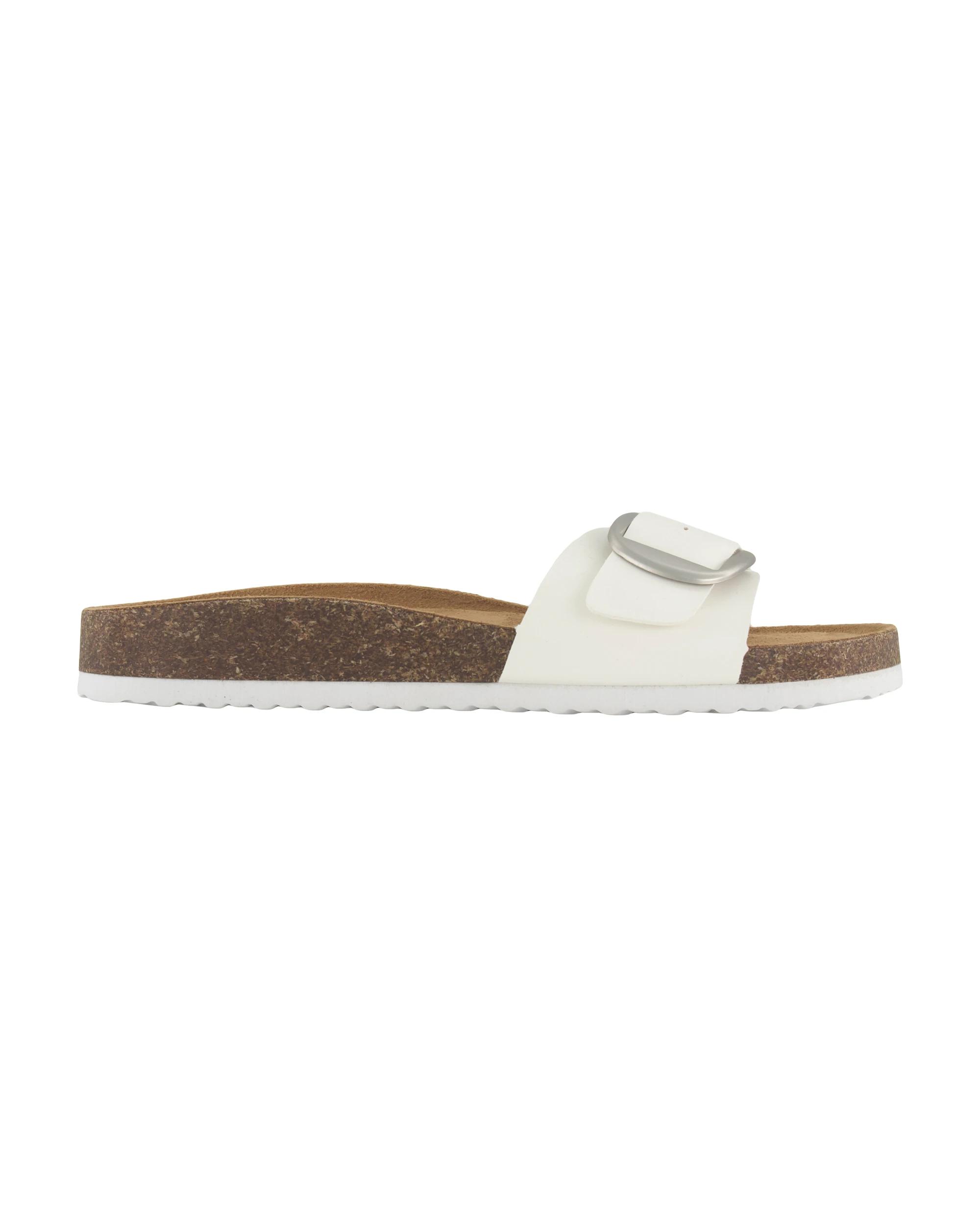 1 One Band Corkbed Slides White, 1 of 3