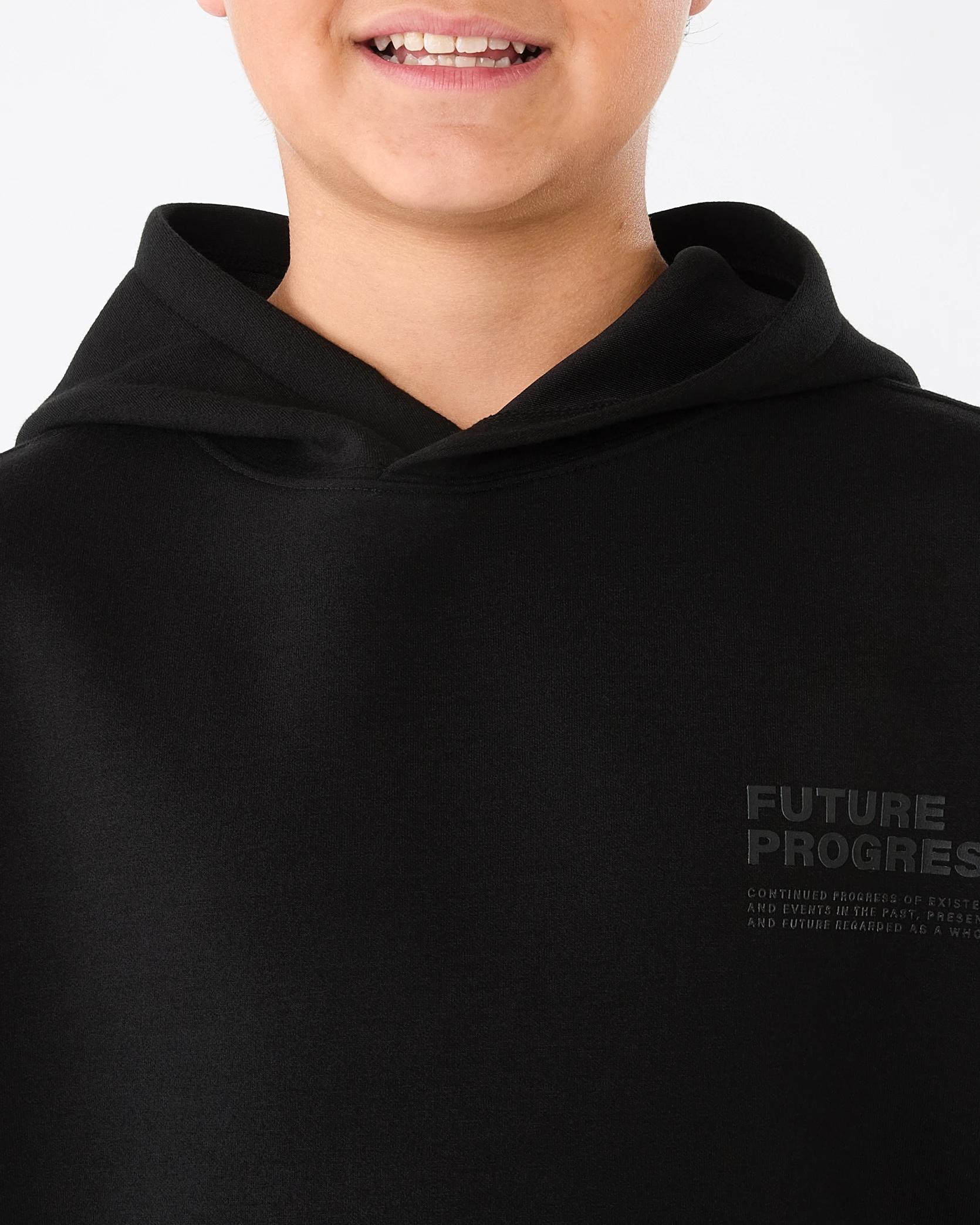 5 Active Kids Sleeveless Hoodie Blk Slogan, 5 of 8