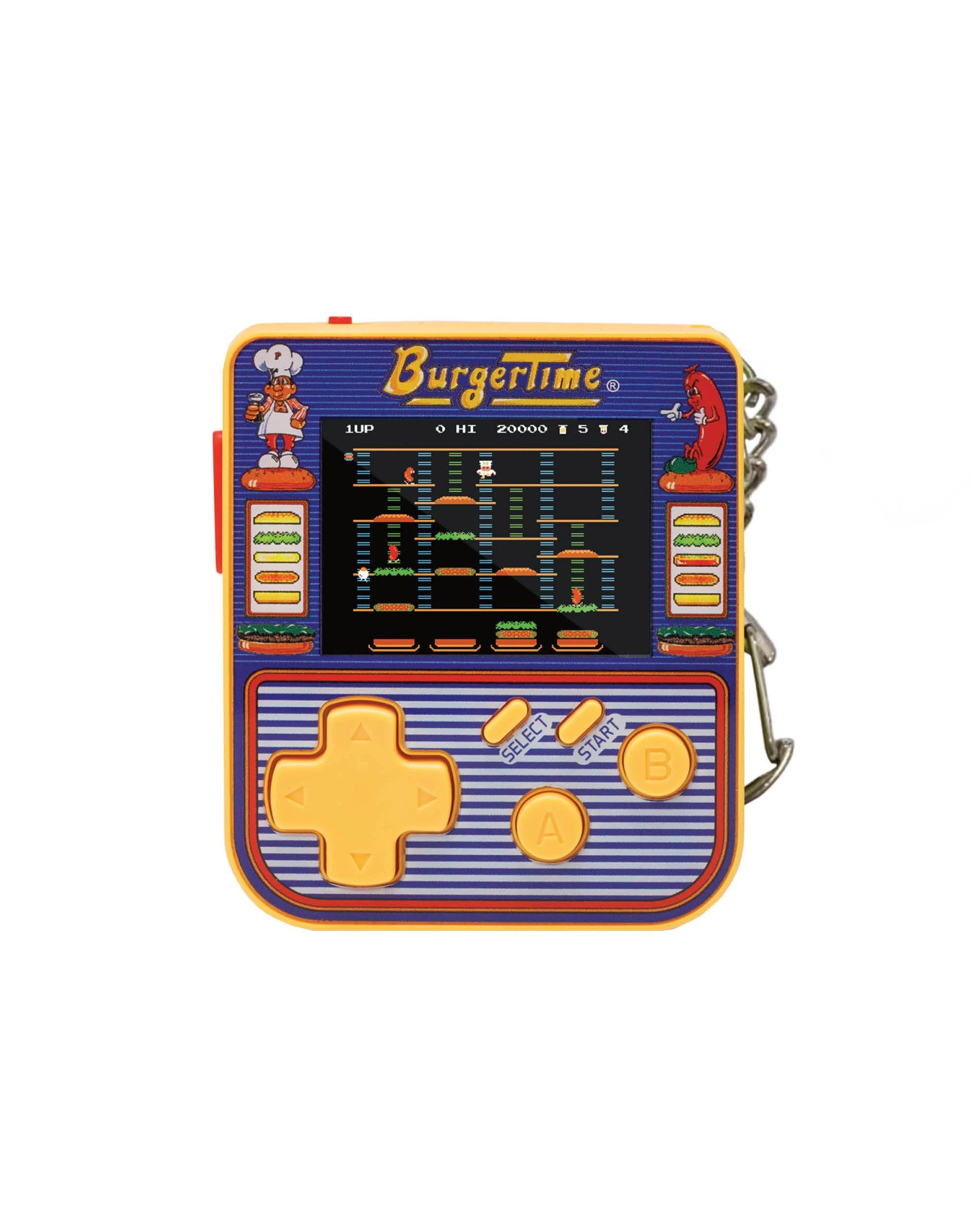 2 Super Micro Burgertime Gamer Keychain, 2 of 5