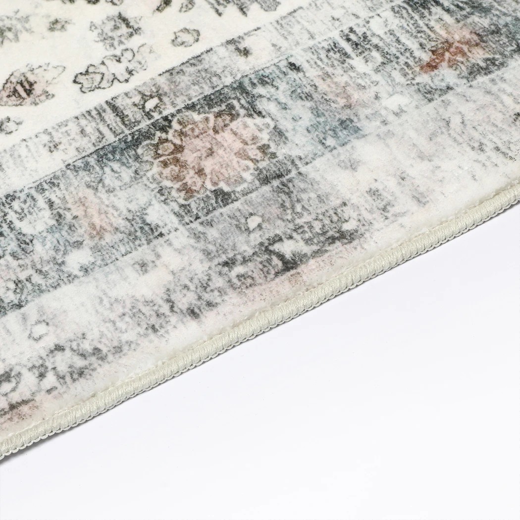 5 Marlow Machine Washable Floor Rug Distressed Vintage, 5 of 8