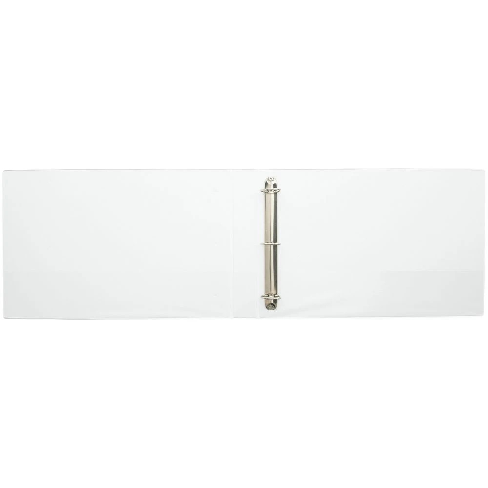 3 J.Burrows A3 Insert Binder 3 D-Ring 38mm White, 3 of 3