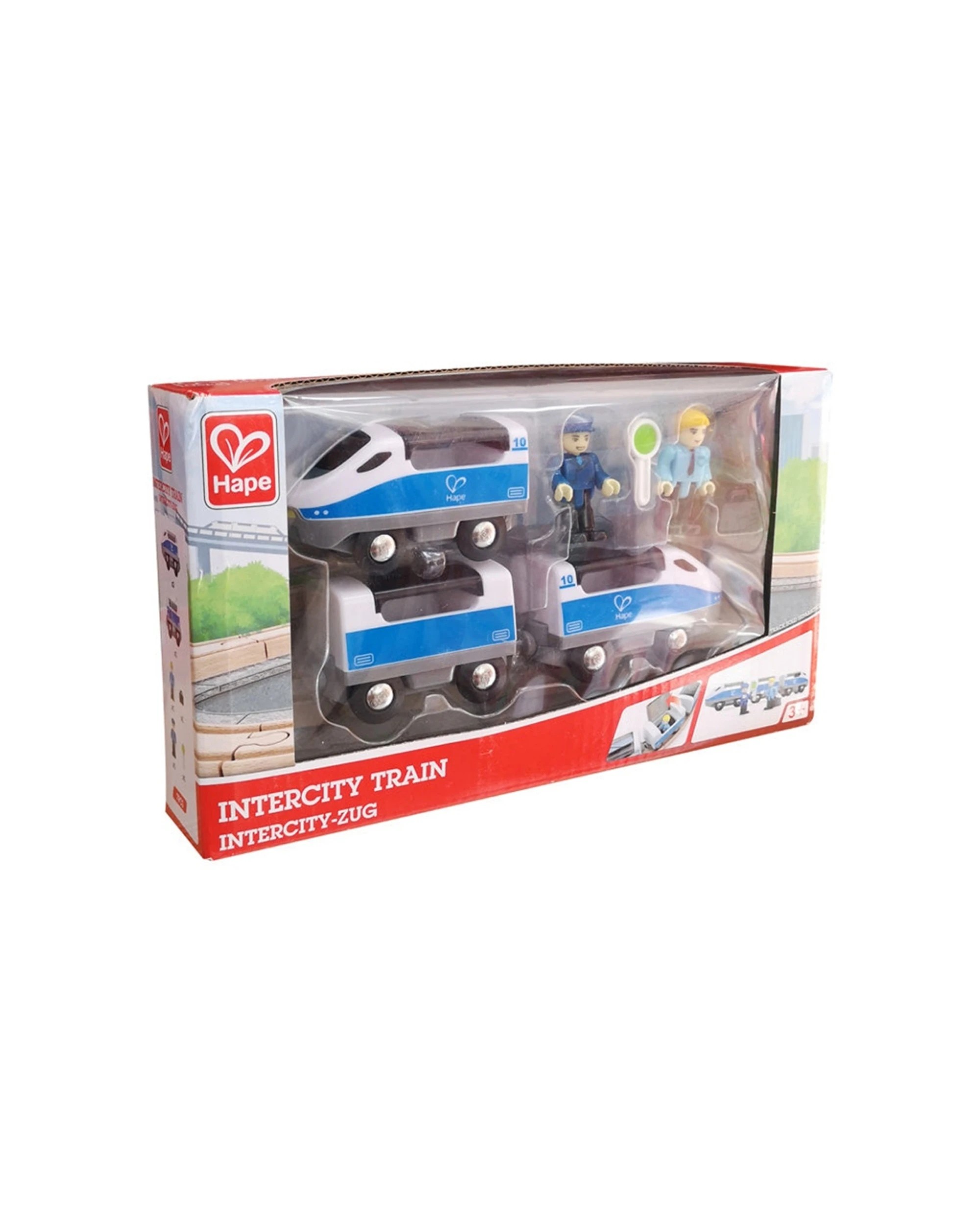 2 Hape Intercity Train Magnetic Couplings Kids Activity Toy Set - Multi, 2 of 5
