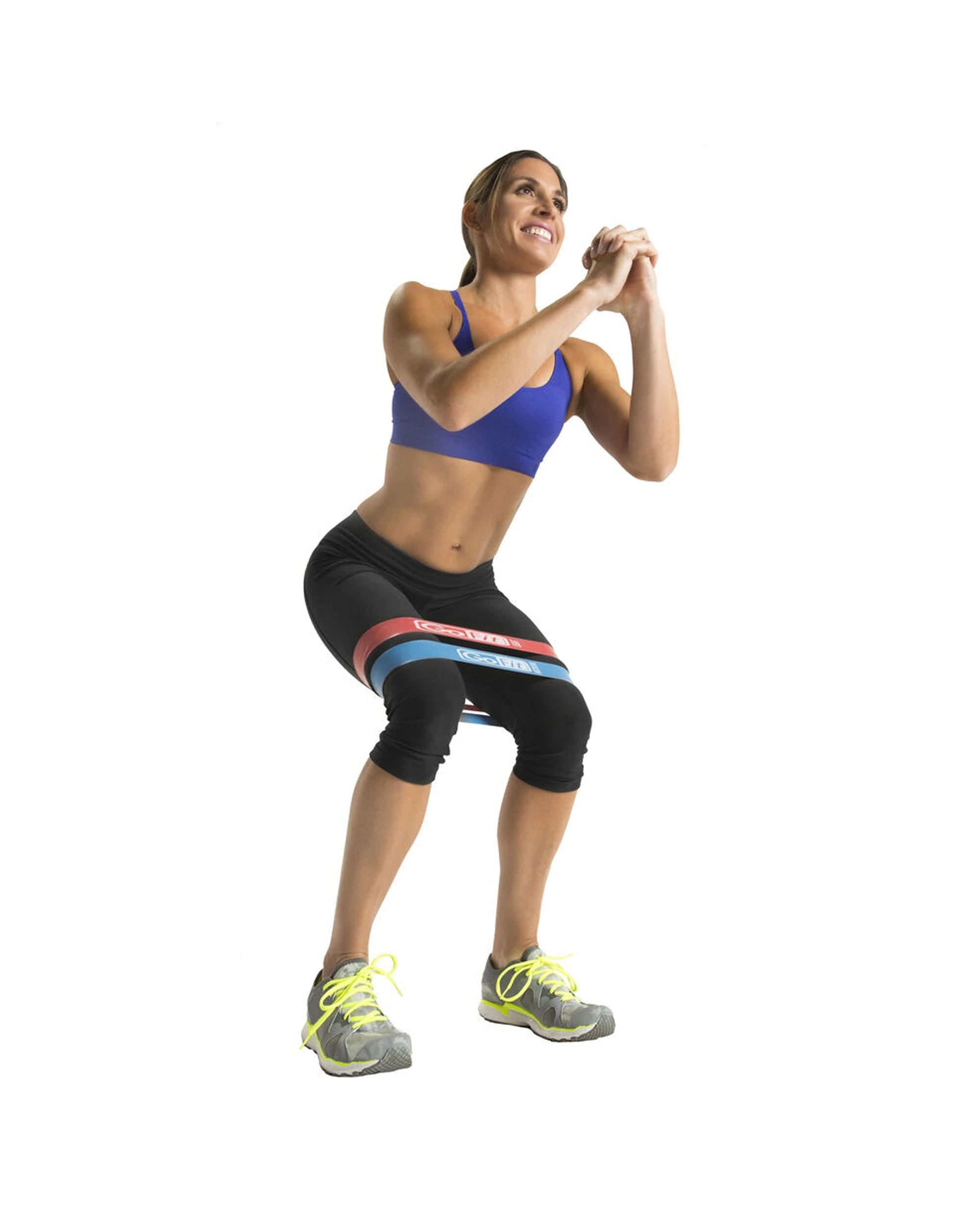 2 GOFIT Power Loops 3pc Exercise Resistance Bands Set With Training Manual - Multi, 2 of 3
