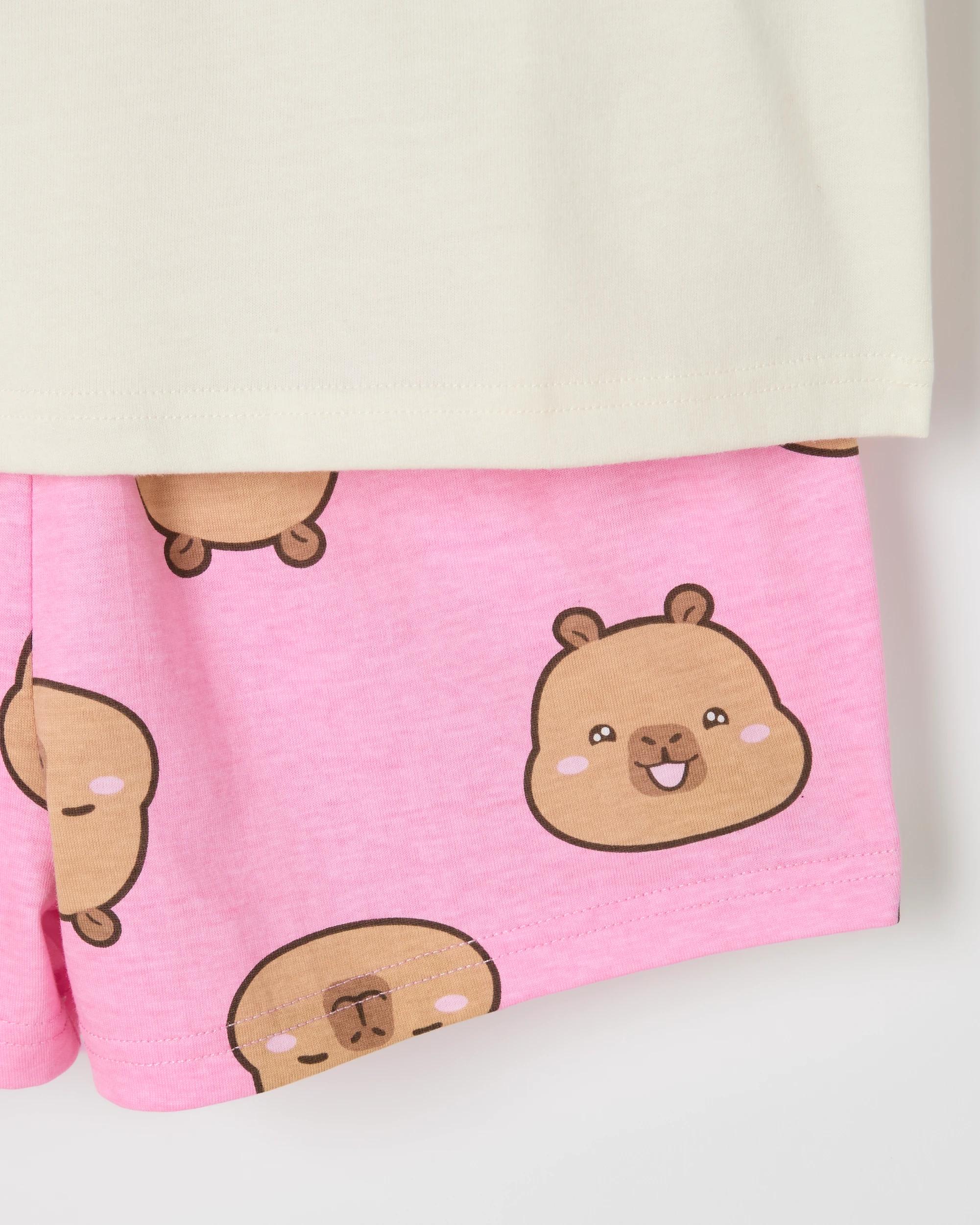 2 CapyFun Australian Cotton Older Girls Pyjama Set CAPYFUN, 2 of 4