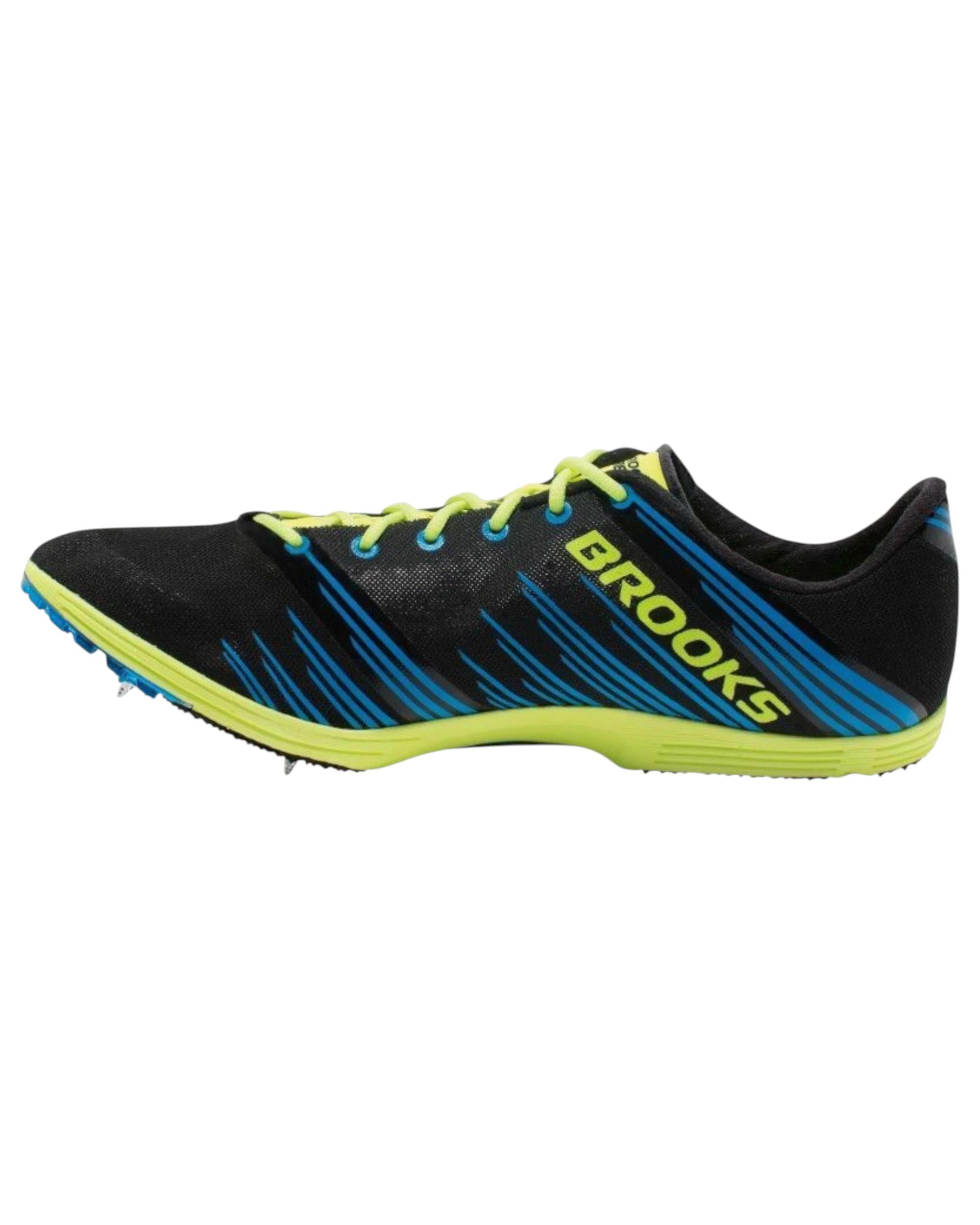 4 Brooks Mens Wire 4 Runners Shoes BLACK/BLUE/FLURO YELLOW, 4 of 4