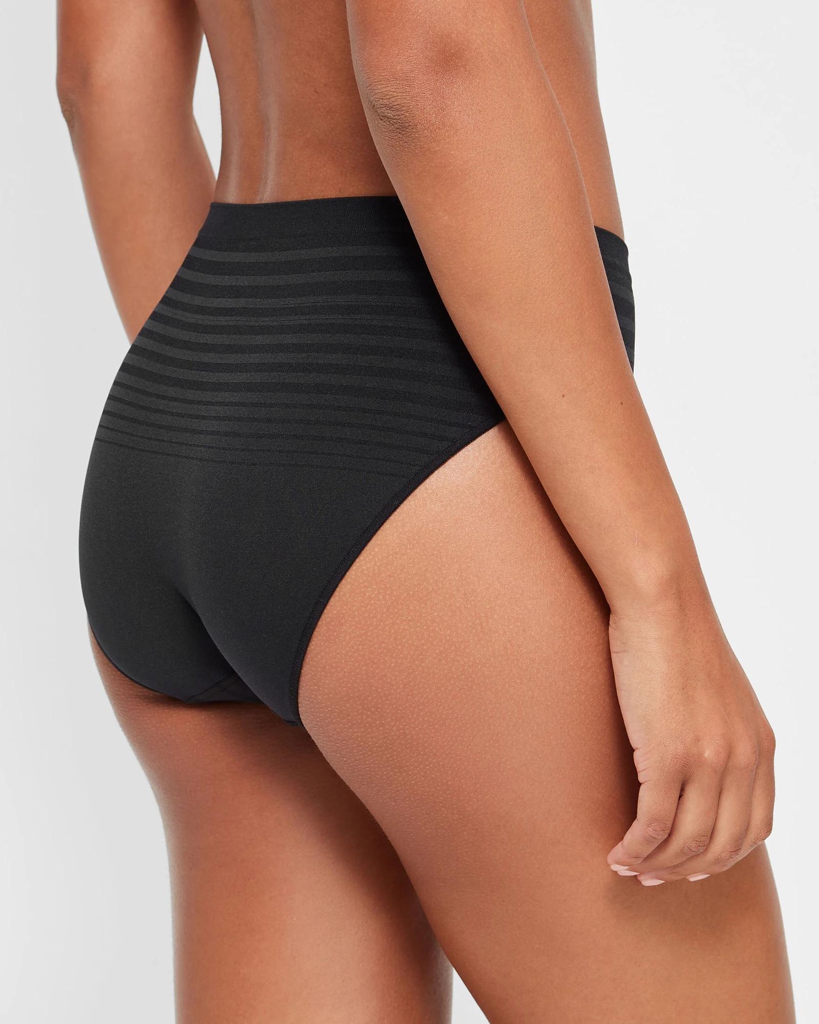 4 Target 2 Pack Matte And Shine High Cut Briefs BLACK, 4 of 4