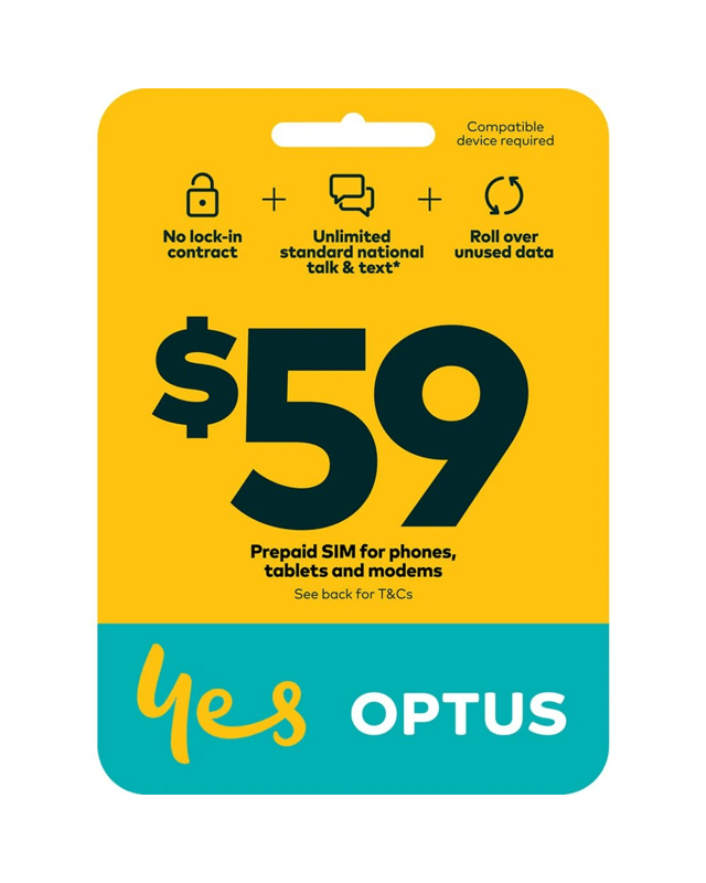 Optus $59 Voice 5G SIM Starter
